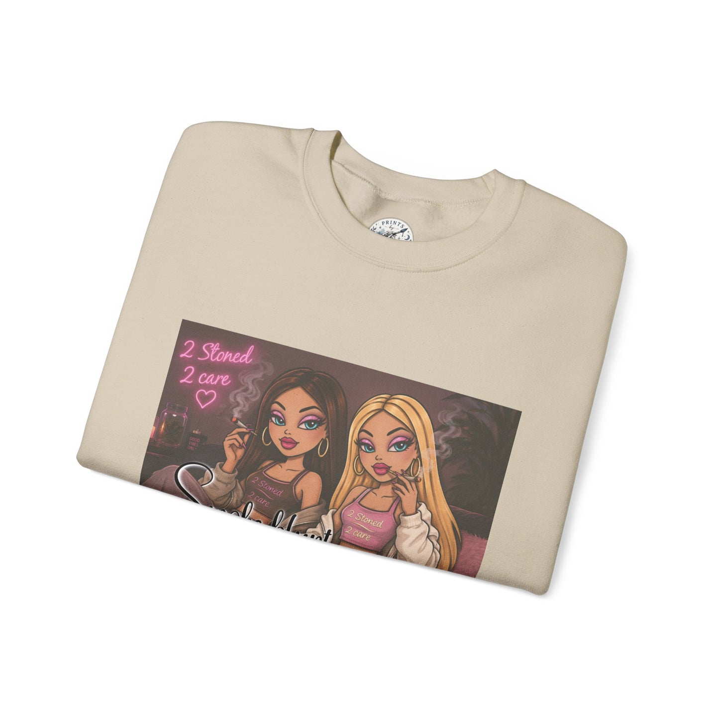 Smoke blunt serve cunt Unisex Heavy Blend™ Crewneck Sweatshirt