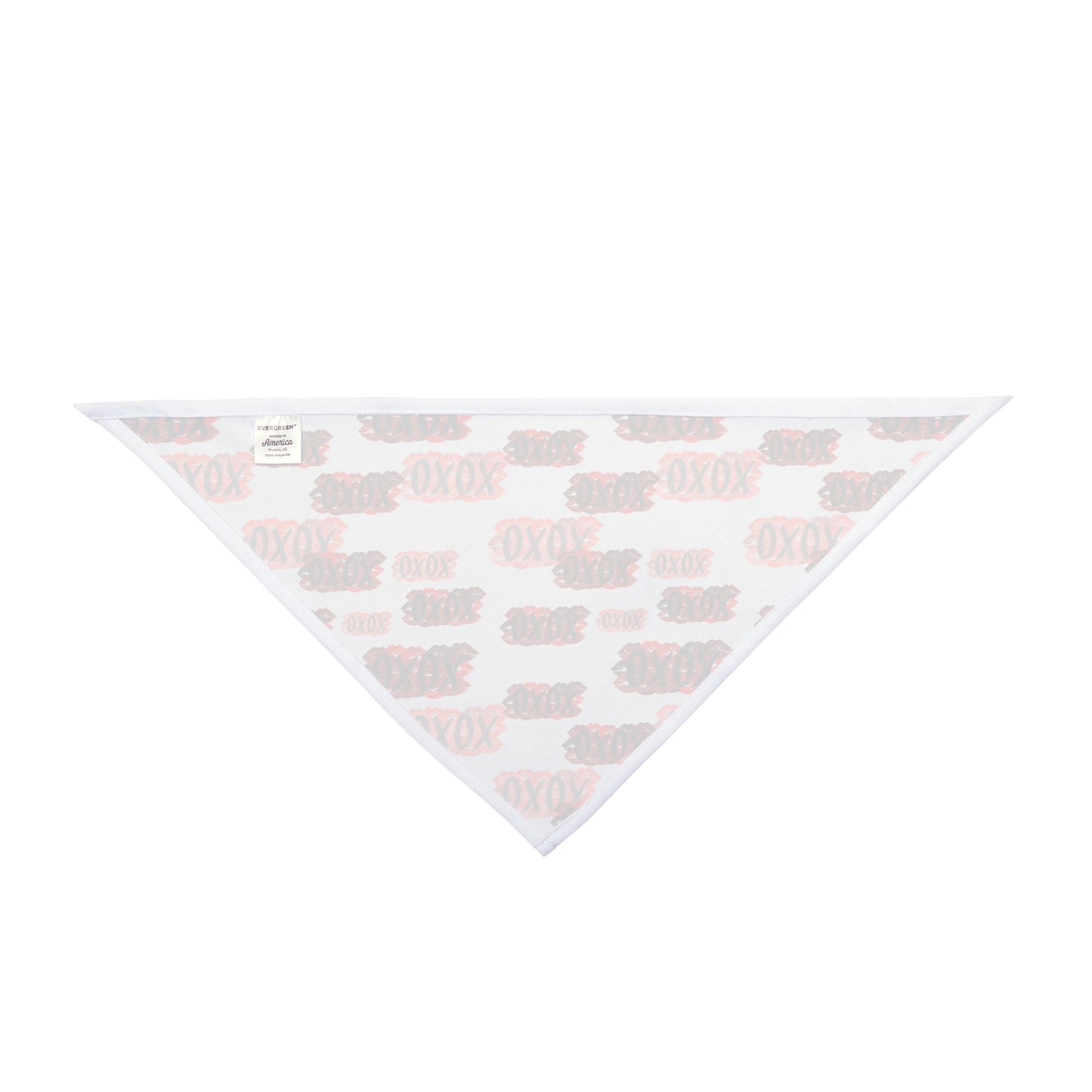 Pet Bandana — Red & Pink "XOXO" Valentine Dog Bandana