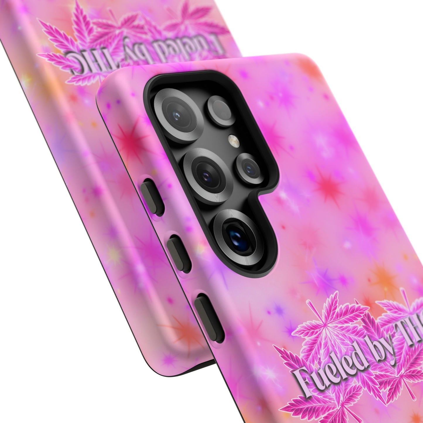 Tough Case — "Fueled by THC" Pink Tie-Dye Phone Cover