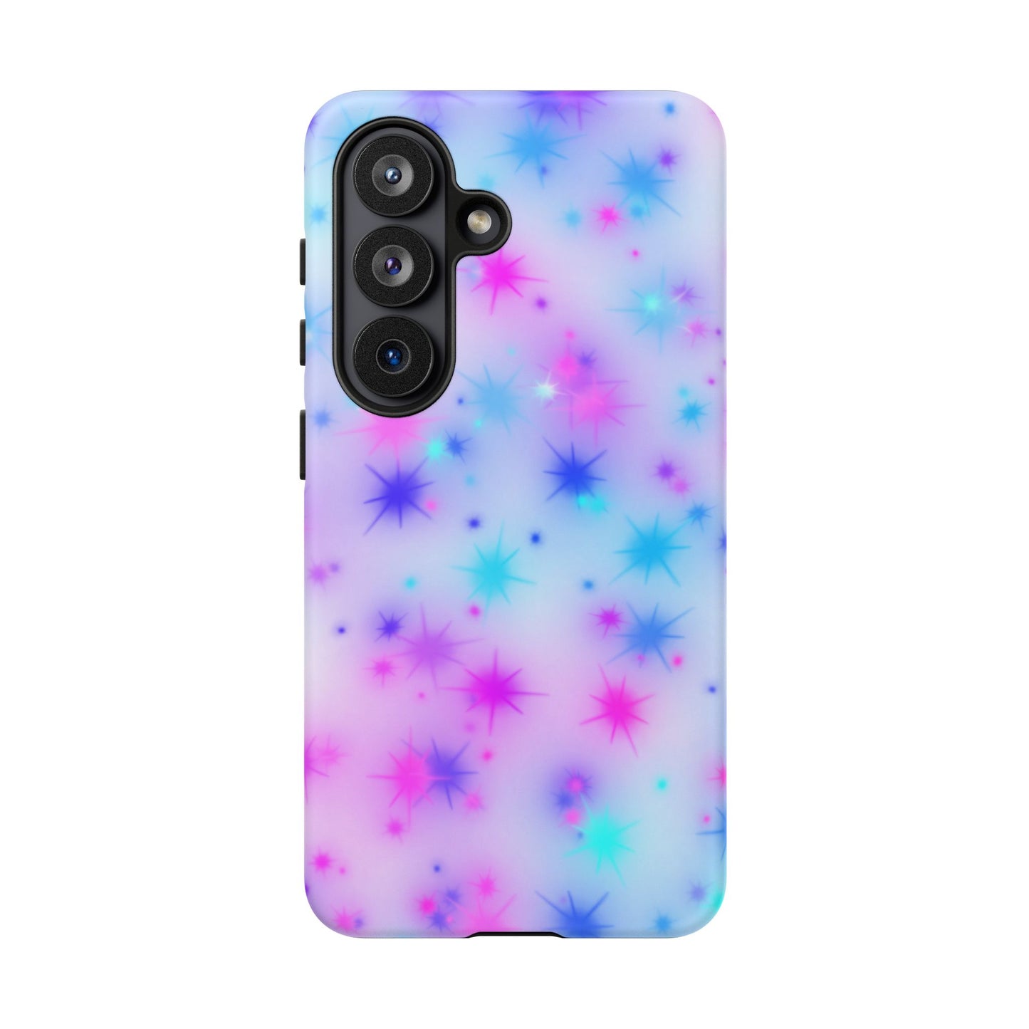 Galaxy Sparkle Tough Phone Case - Pastel Starburst Protective Cover