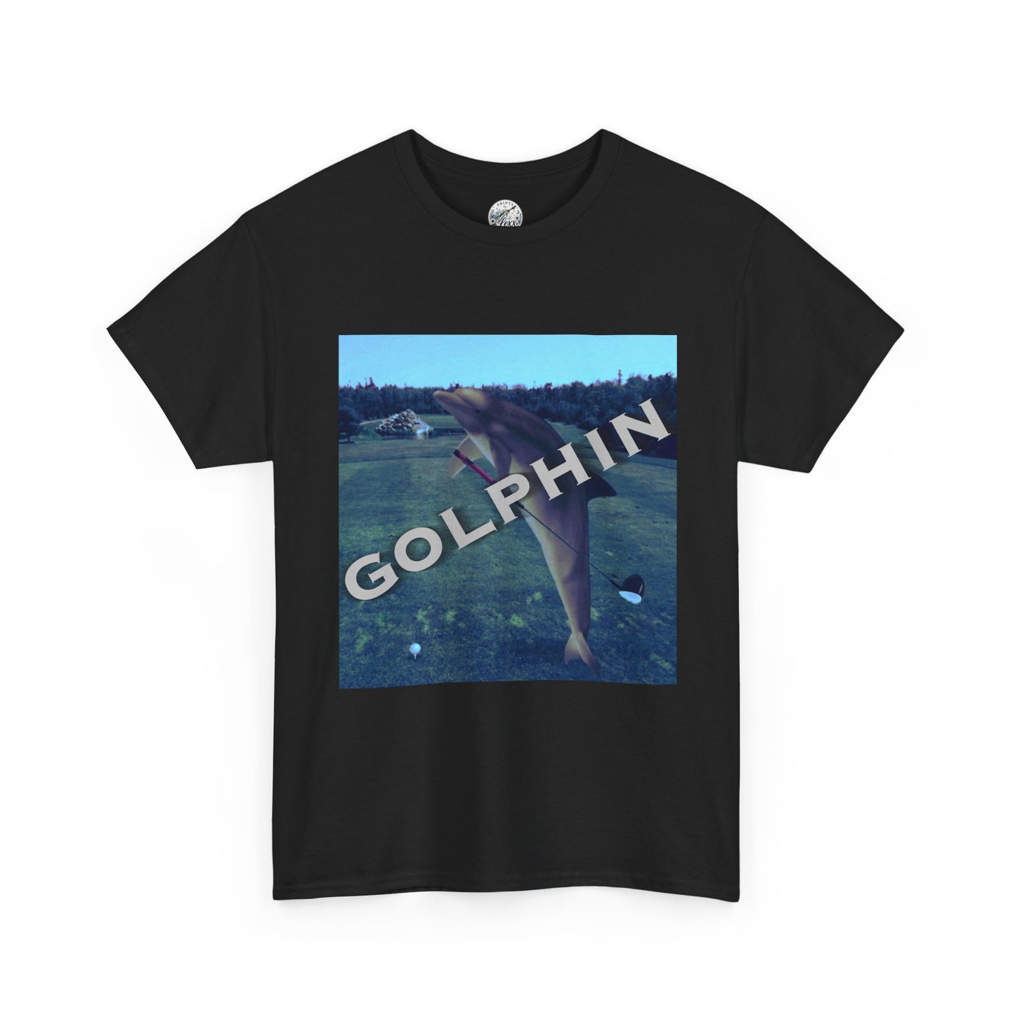 Golphin Golf Tee Shirt - Vintage Dolphin Golf Graphic Tee