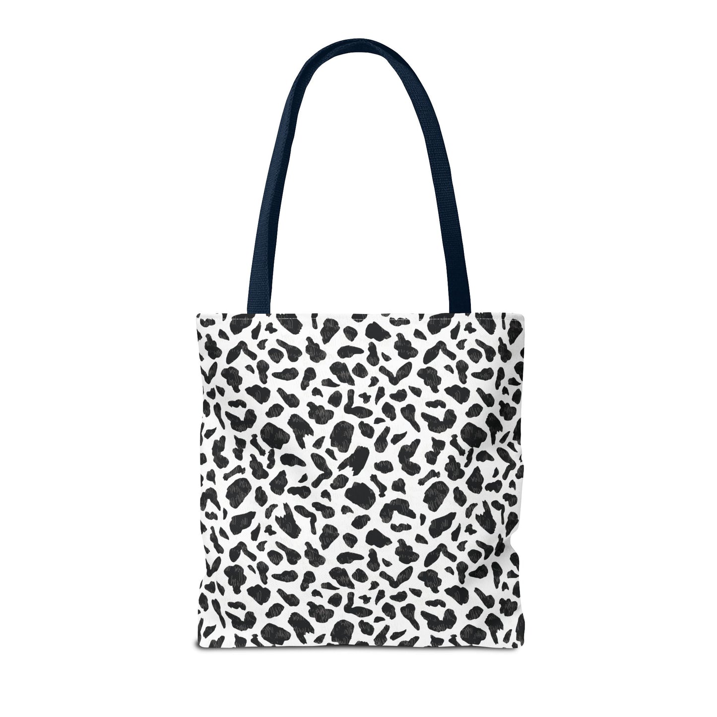 Cow Print Tote Bag – Black & White AOP Canvas Tote