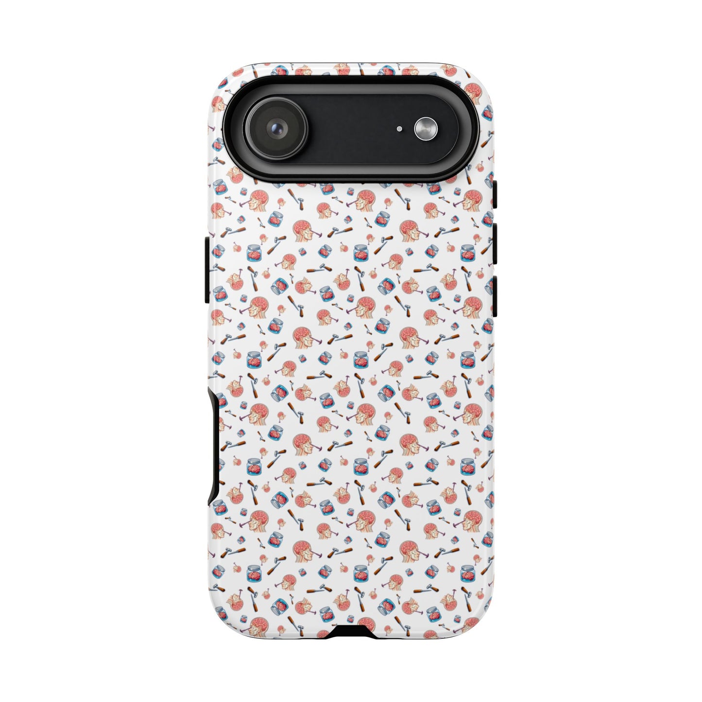 Lobotomy design Tough Phone Case – Durable Protective Cover with lobotomy Pattern