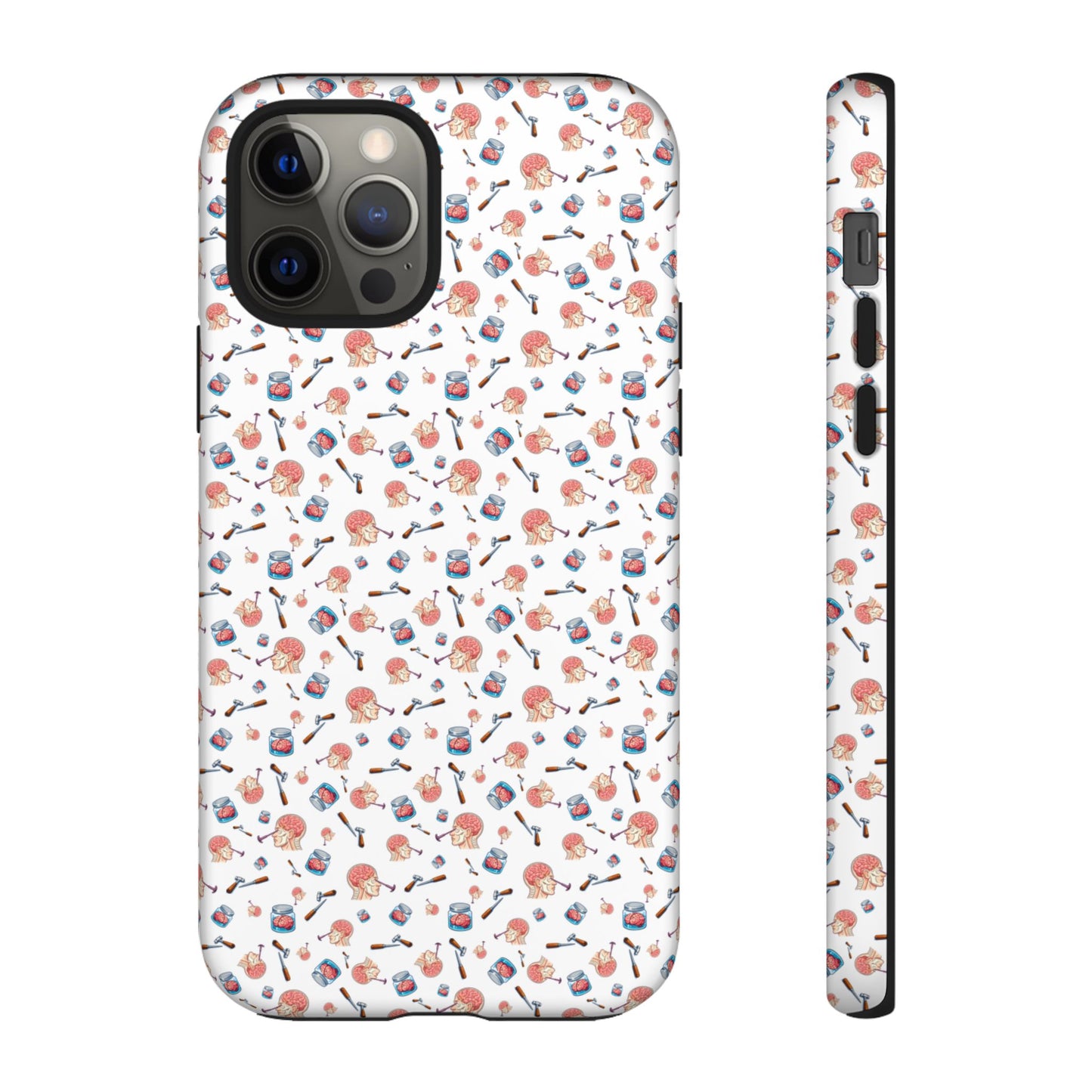 Lobotomy design Tough Phone Case – Durable Protective Cover with lobotomy Pattern