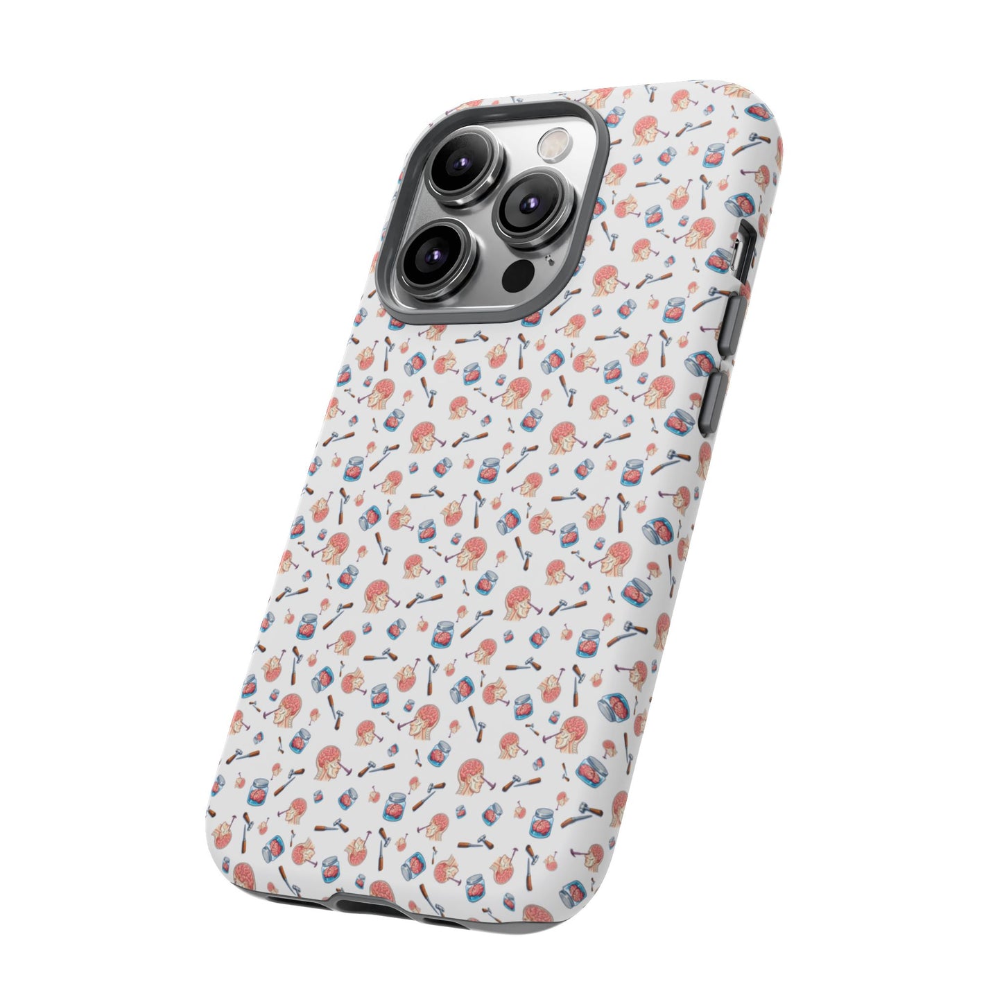 Lobotomy design Tough Phone Case – Durable Protective Cover with lobotomy Pattern