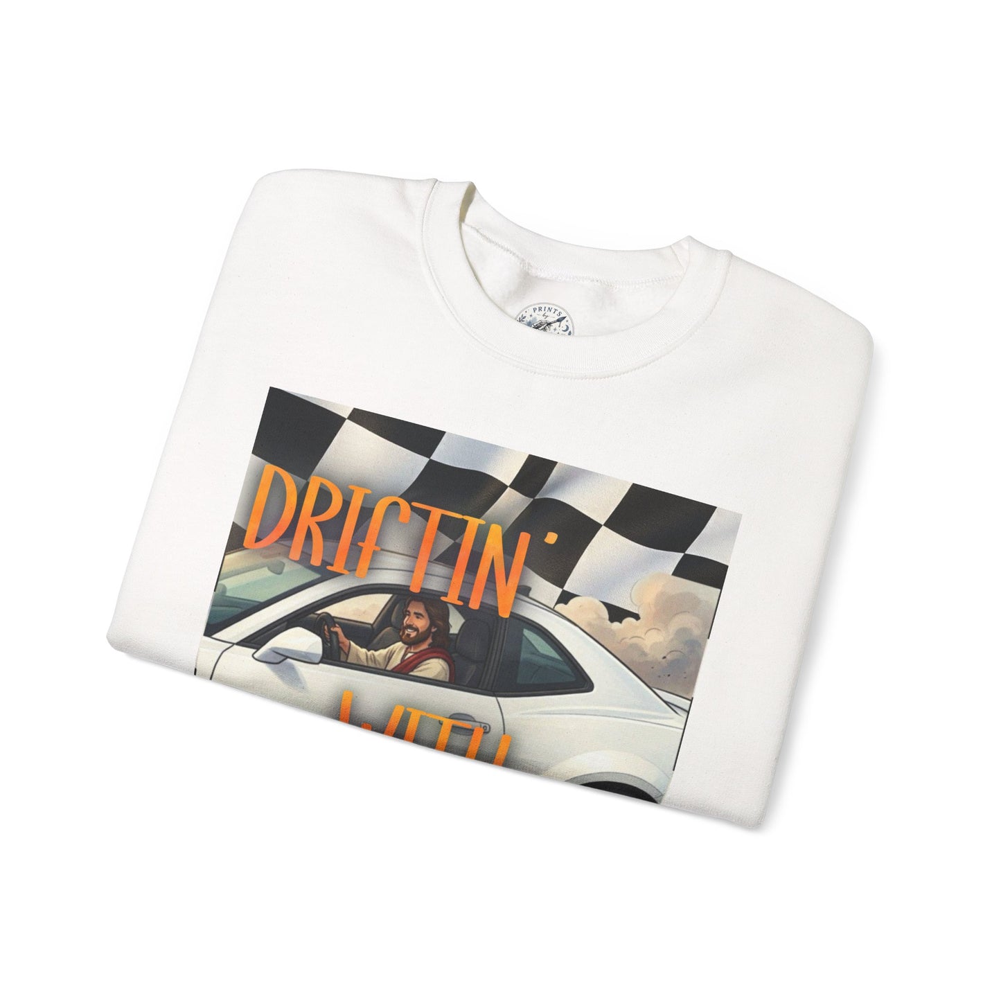 Drifting with Jesus Unisex Heavy Blend™ Crewneck Sweatshirt