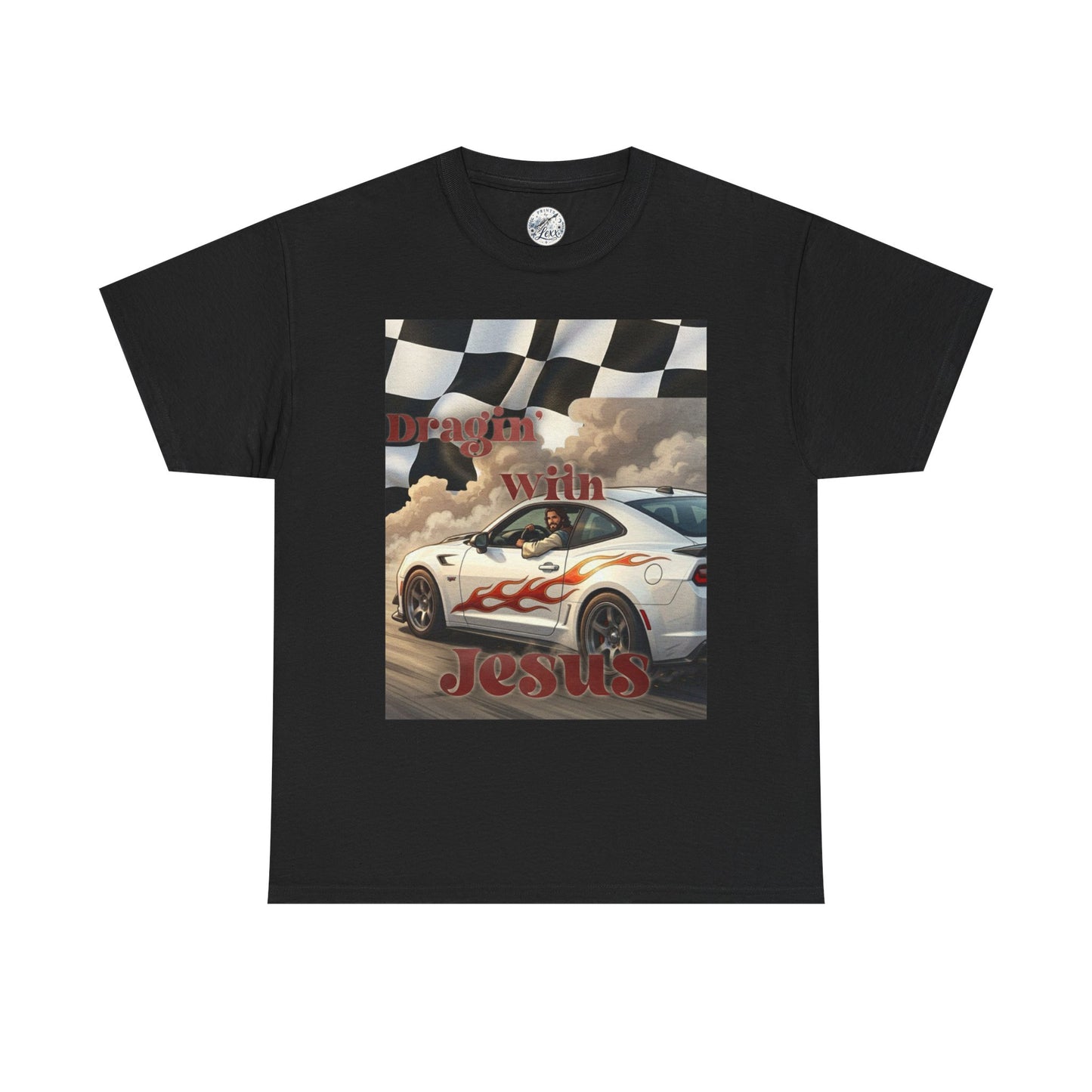 Racing With Jesus T-Shirt — Faith & Speed Graphic Tee