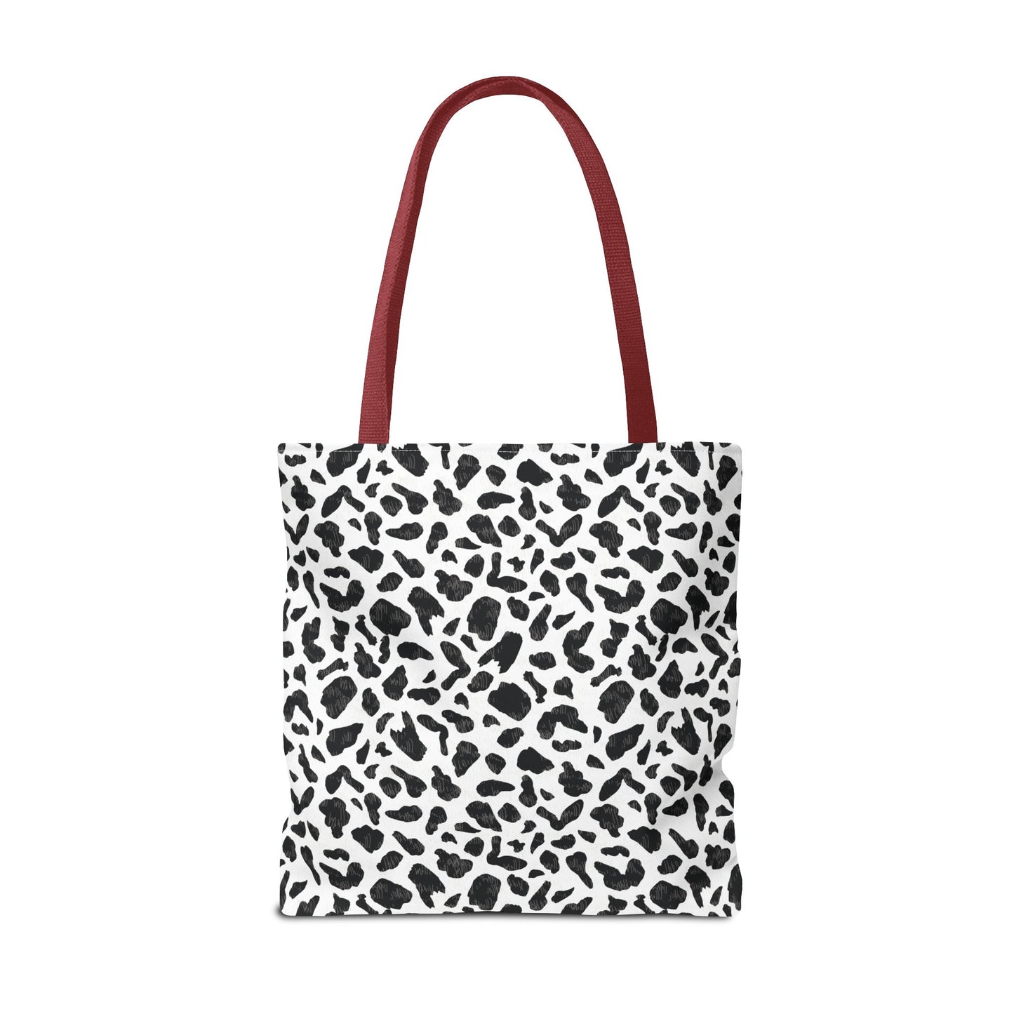 Cow Print Tote Bag – Black & White AOP Canvas Tote