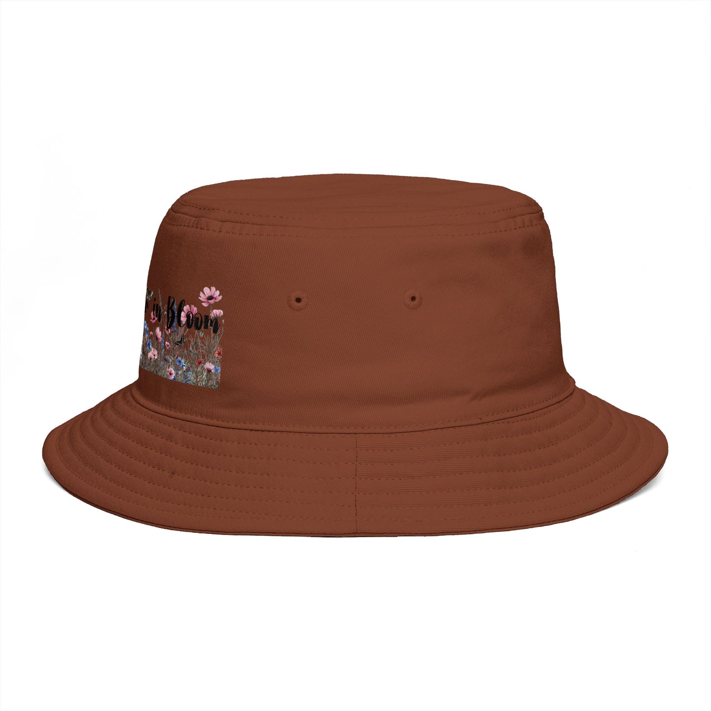 Bucket Hat — "Life's Better in Bloom" Floral Sun Hat