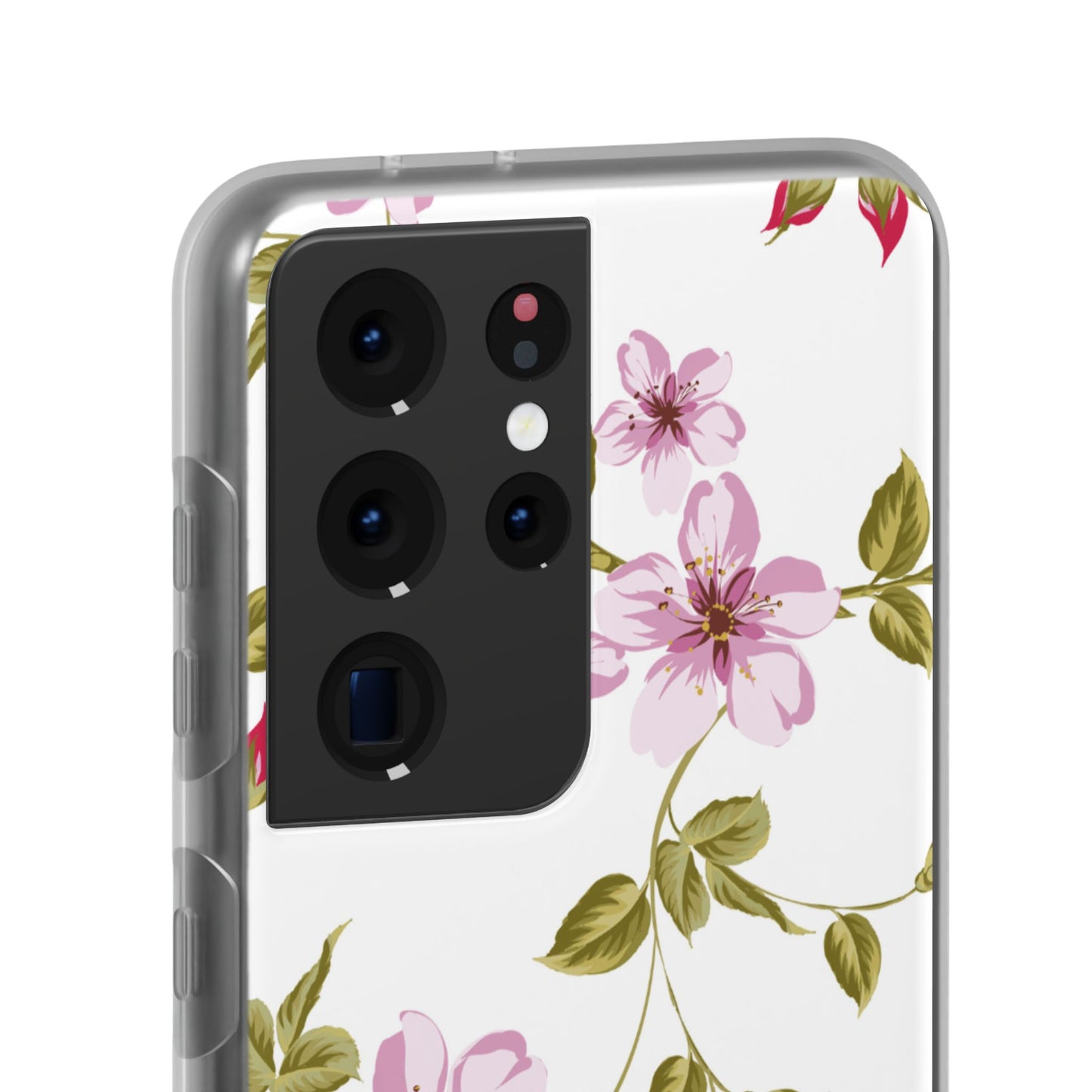 Floral Pink Blossom Phone Case — Slim Flexi Protective Case