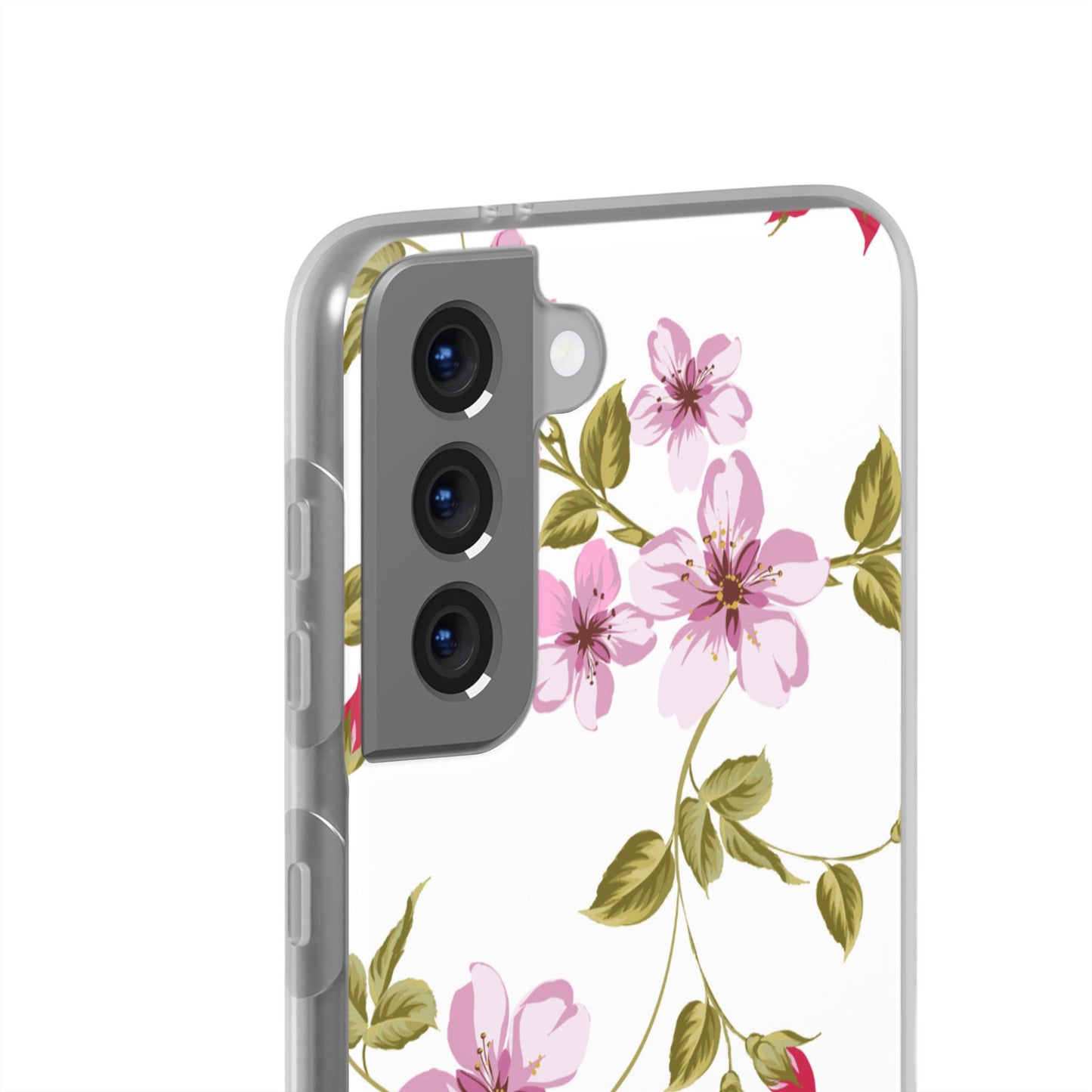 Floral Pink Blossom Phone Case — Slim Flexi Protective Case