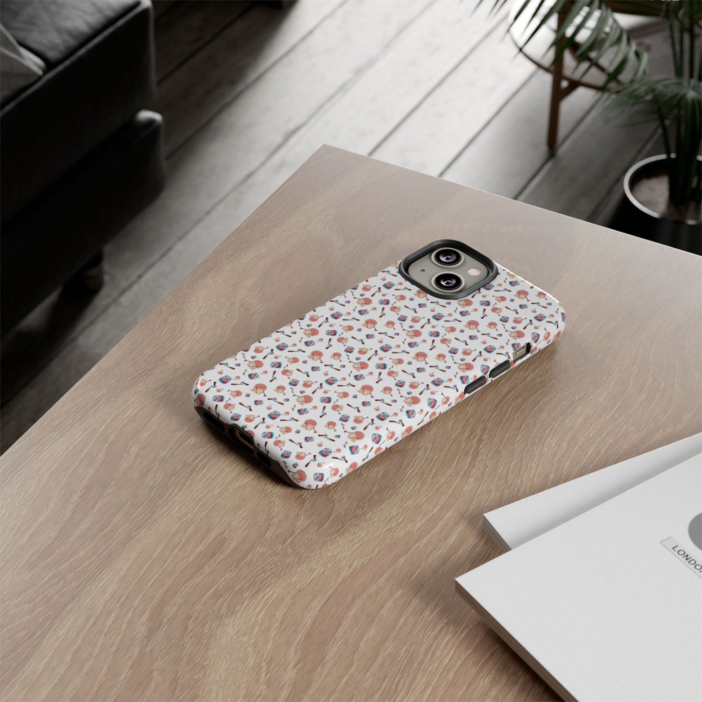 Lobotomy design Tough Phone Case – Durable Protective Cover with lobotomy Pattern