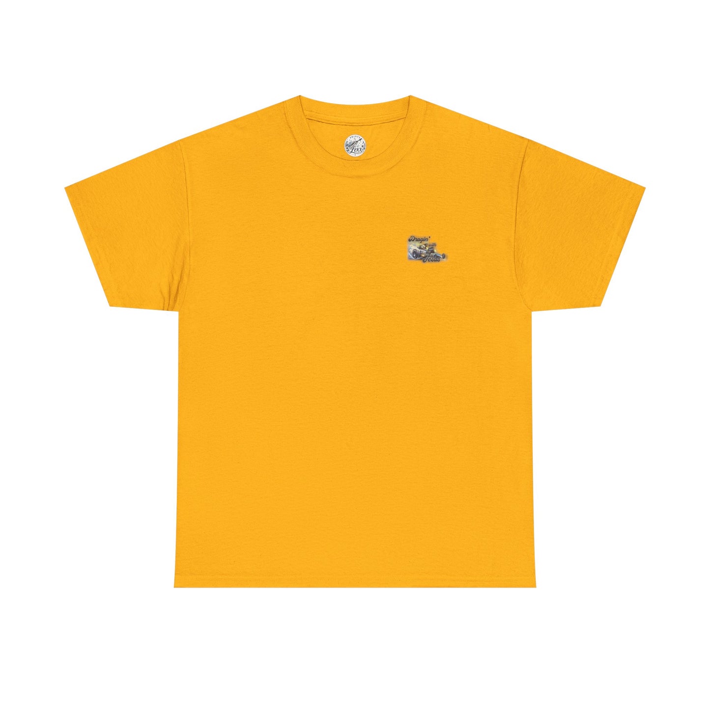 T-Shirt — "Dragin' With Jesus" Classic Car Faith Tee