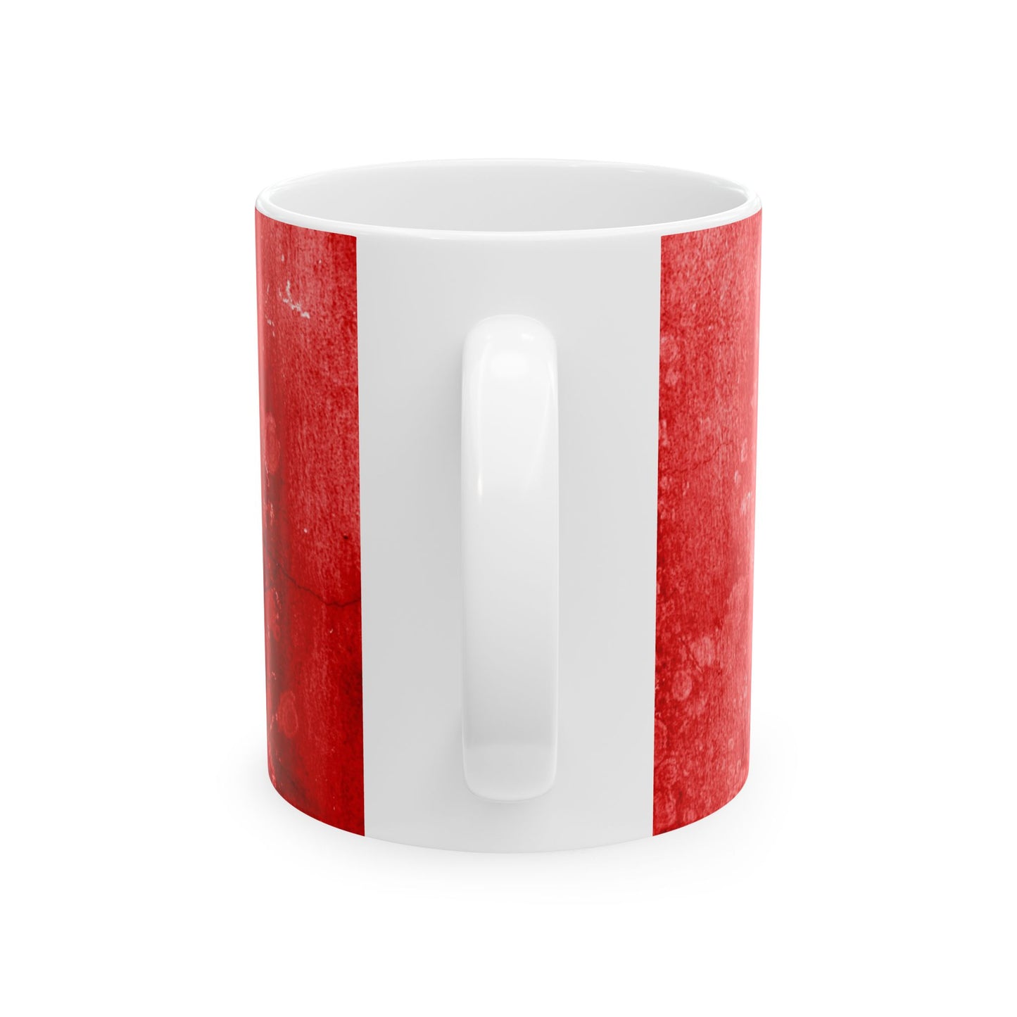 Horror Movies & Chill Ceramic Mug — Blood-Red Grunge 11oz/15oz