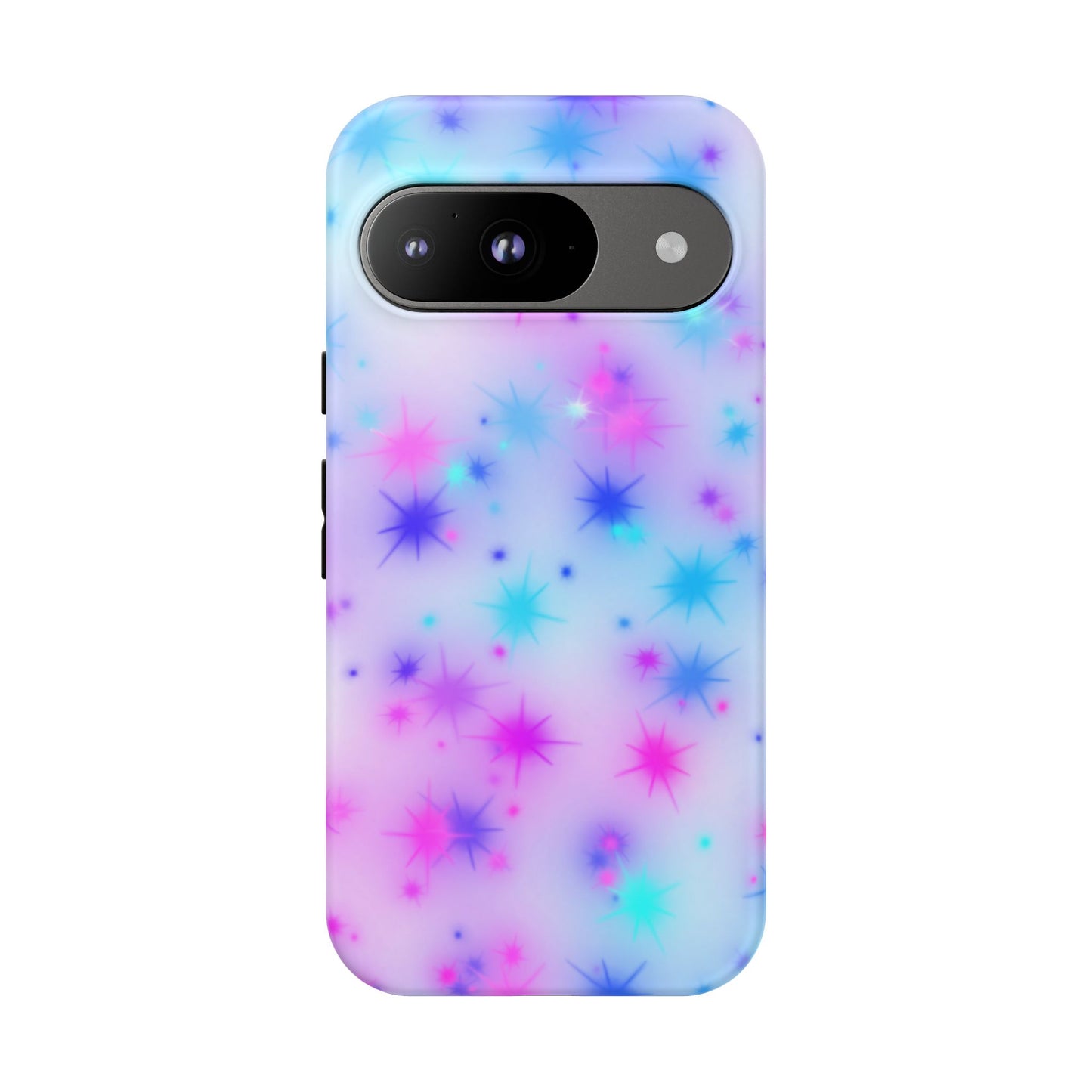 Galaxy Sparkle Tough Phone Case - Pastel Starburst Protective Cover