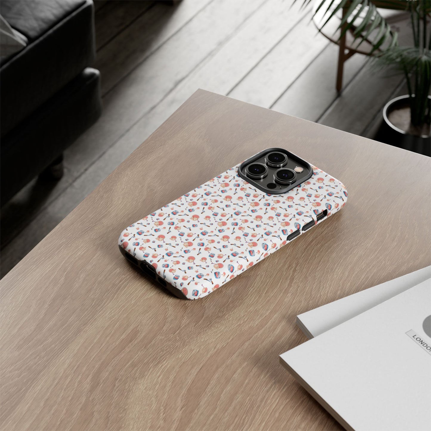 Lobotomy design Tough Phone Case – Durable Protective Cover with lobotomy Pattern