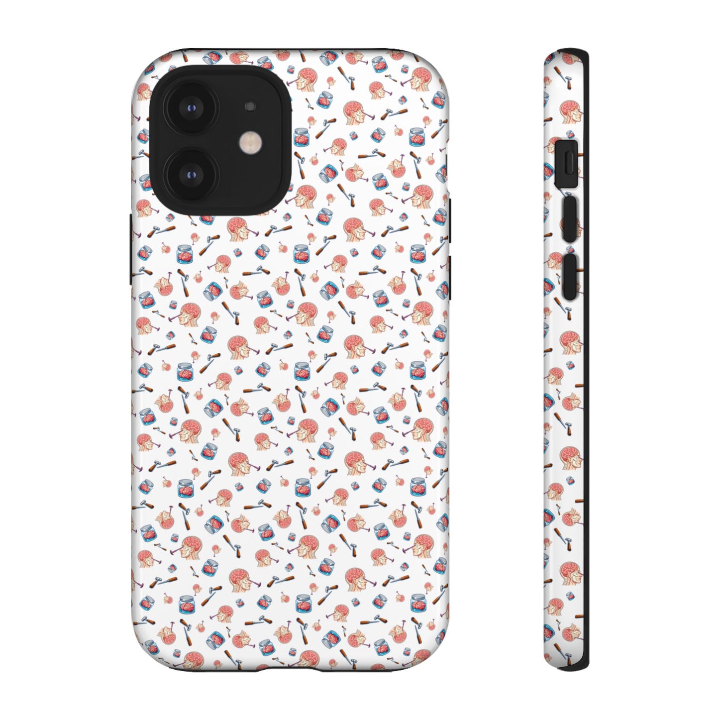Lobotomy design Tough Phone Case – Durable Protective Cover with lobotomy Pattern