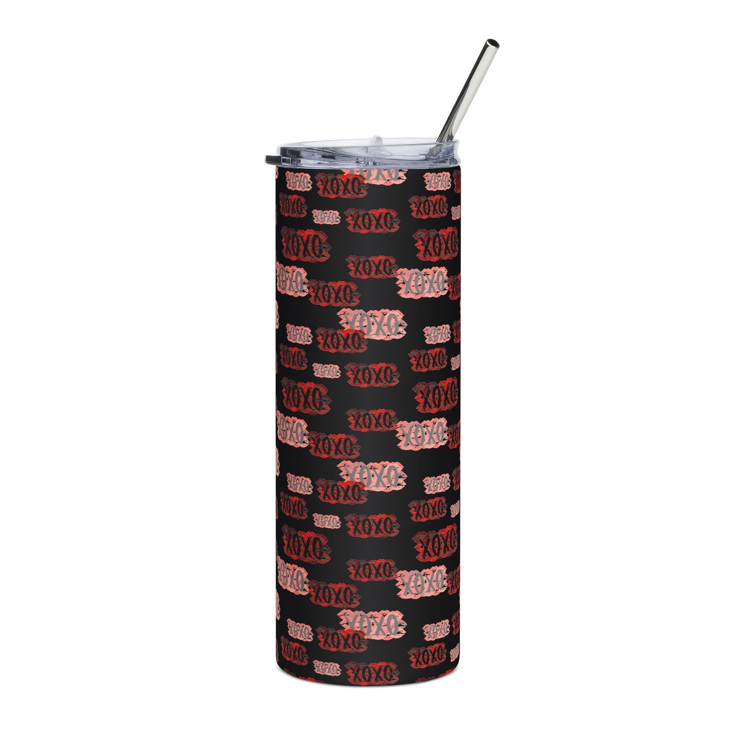 20oz Stainless Tumbler — xoxo Pattern