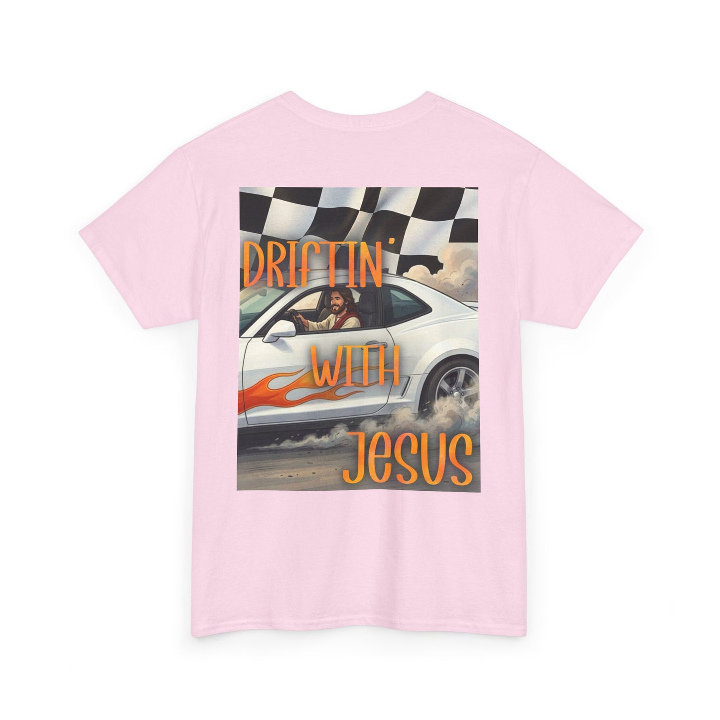 Driftin' With Jesus T-Shirt — Vintage Car Faith Graphic Tee