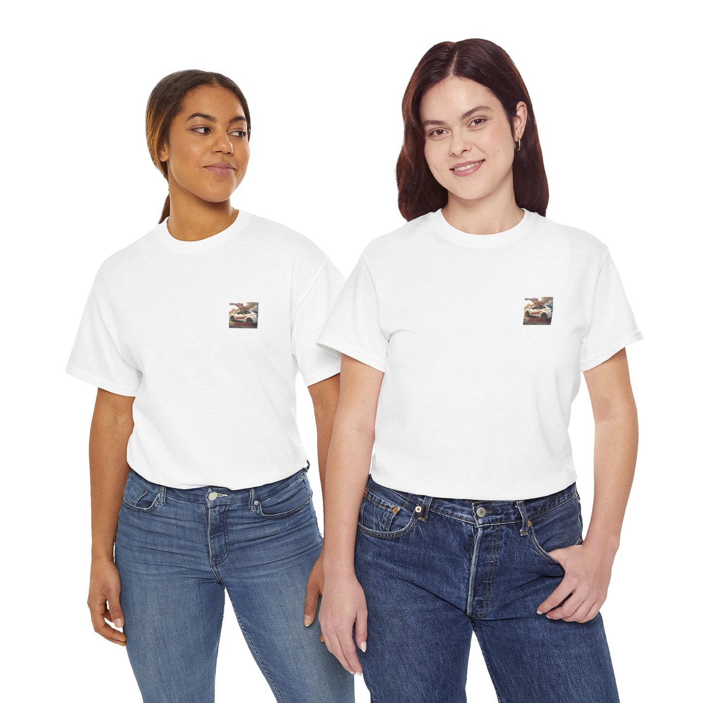 T-Shirt — "Dragin' With Jesus" Retro Racing Graphic Tee