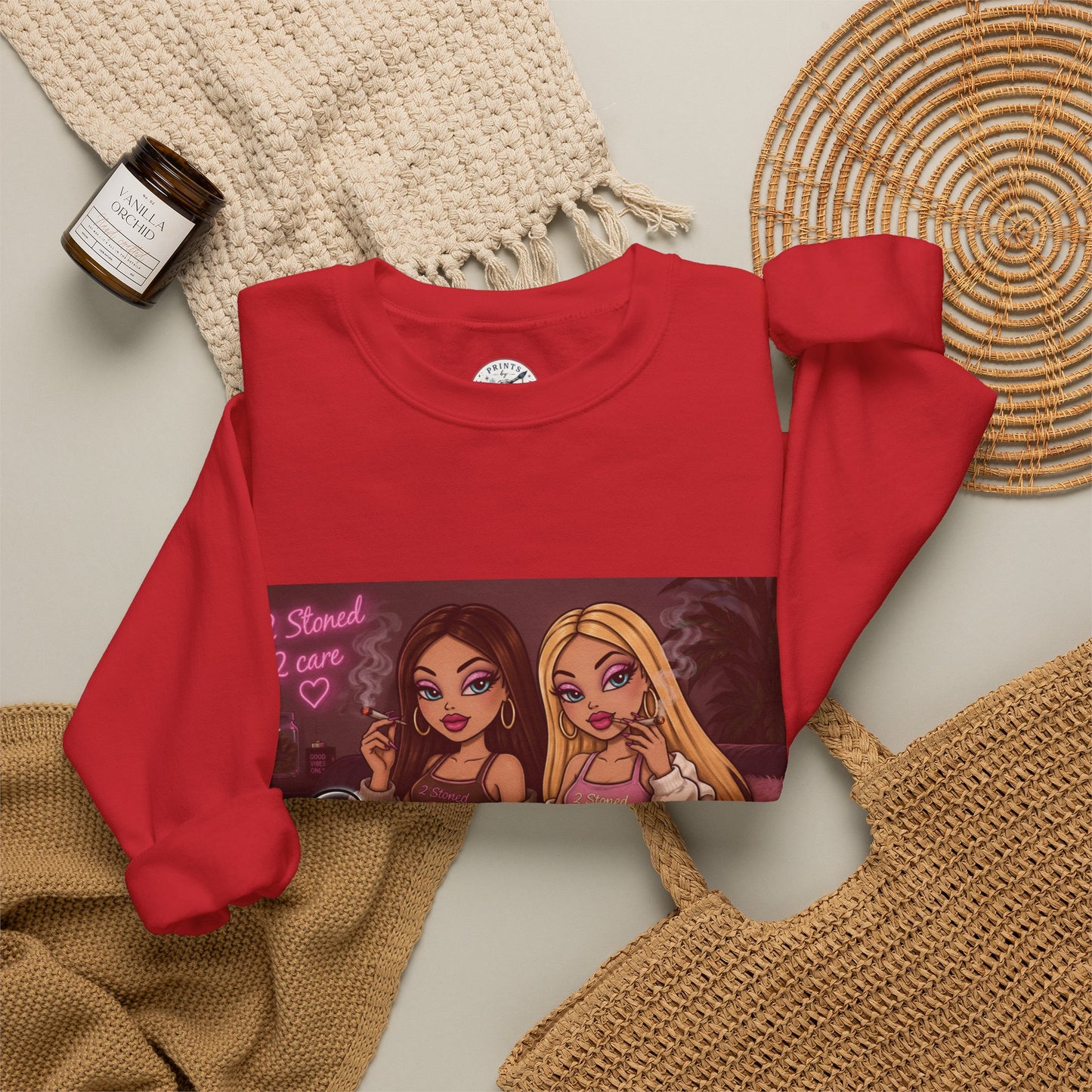 Smoke blunt serve cunt Unisex Heavy Blend™ Crewneck Sweatshirt