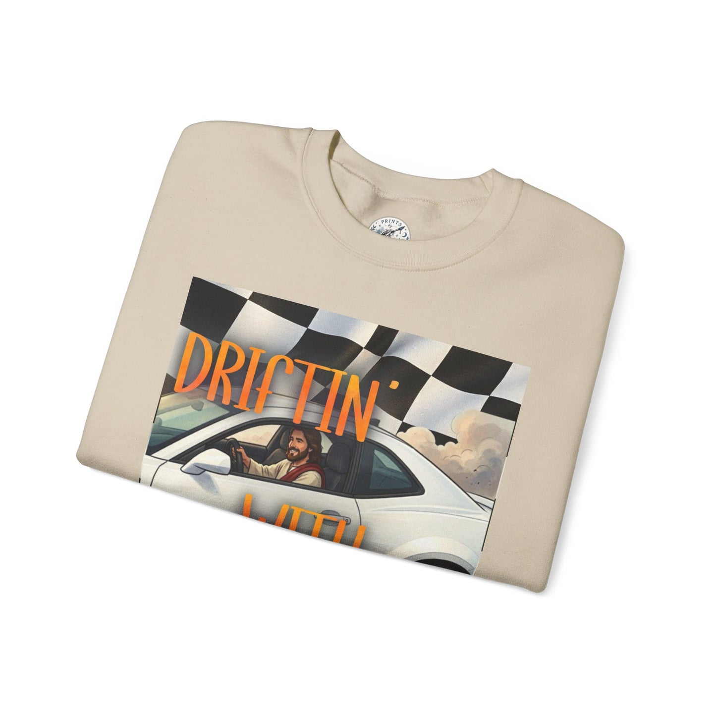 Drifting with Jesus Unisex Heavy Blend™ Crewneck Sweatshirt