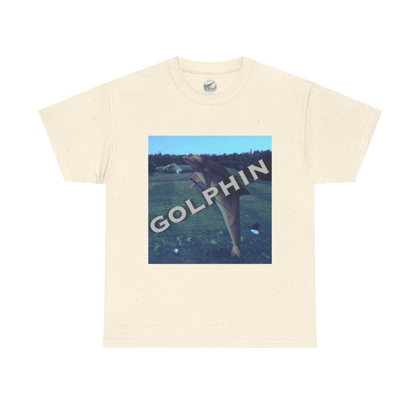 Golphin Golf Tee Shirt - Vintage Dolphin Golf Graphic Tee