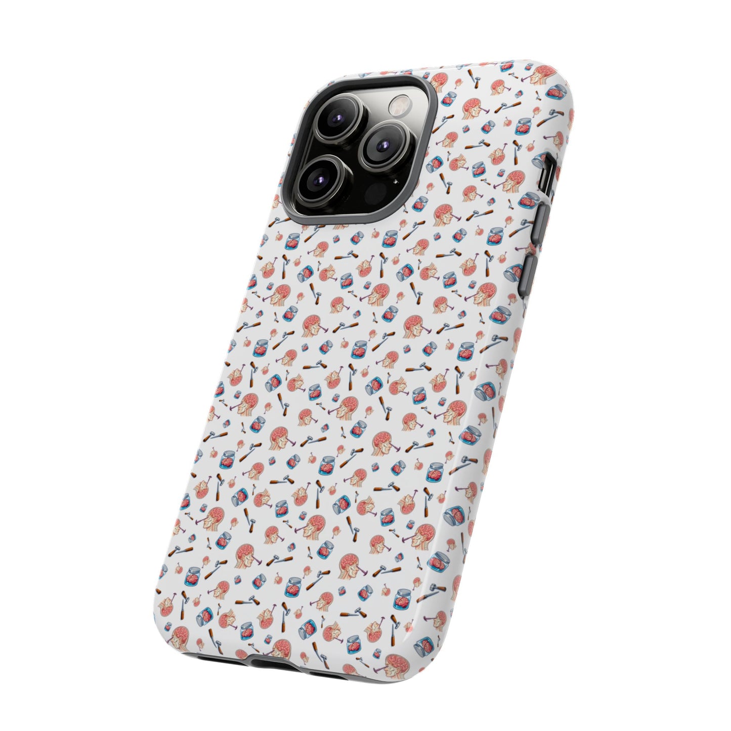 Lobotomy design Tough Phone Case – Durable Protective Cover with lobotomy Pattern