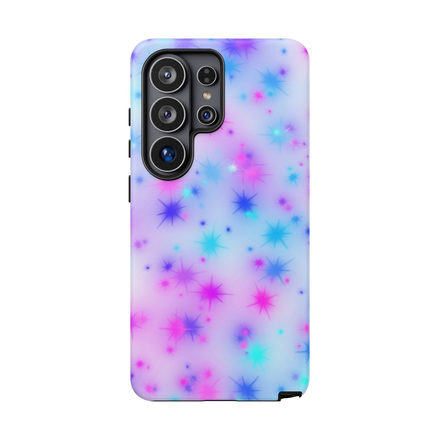 Galaxy Sparkle Tough Phone Case - Pastel Starburst Protective Cover