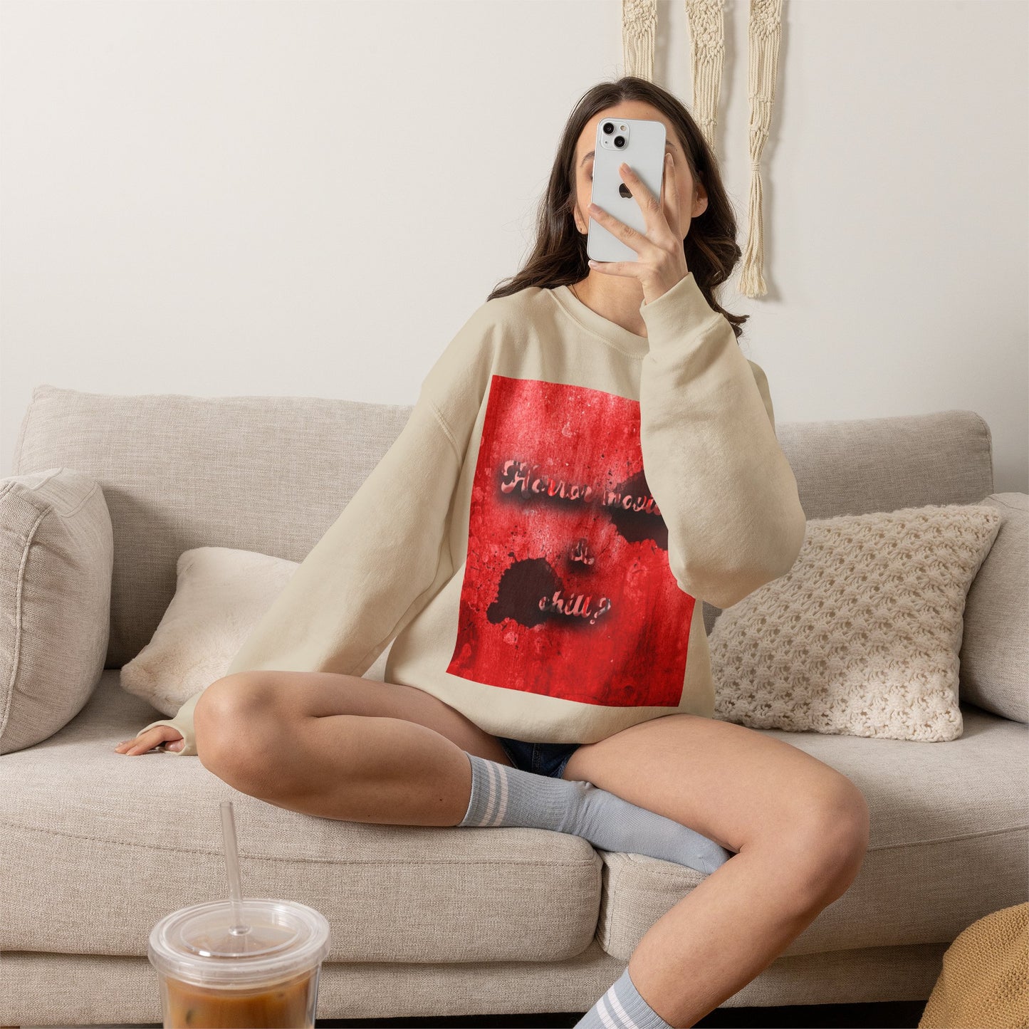 Horror movies & chill Unisex Heavy Blend™ Crewneck Sweatshirt
