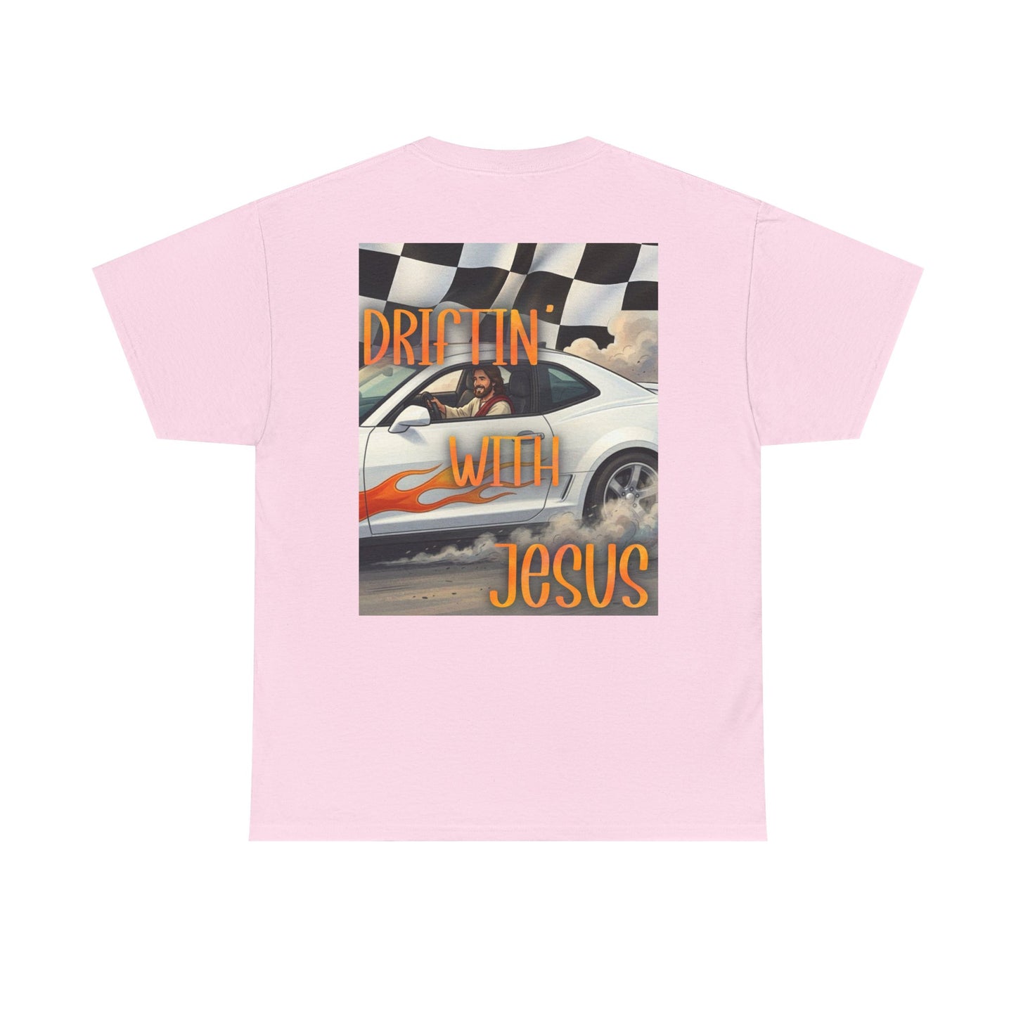Driftin' With Jesus T-Shirt — Vintage Car Faith Graphic Tee