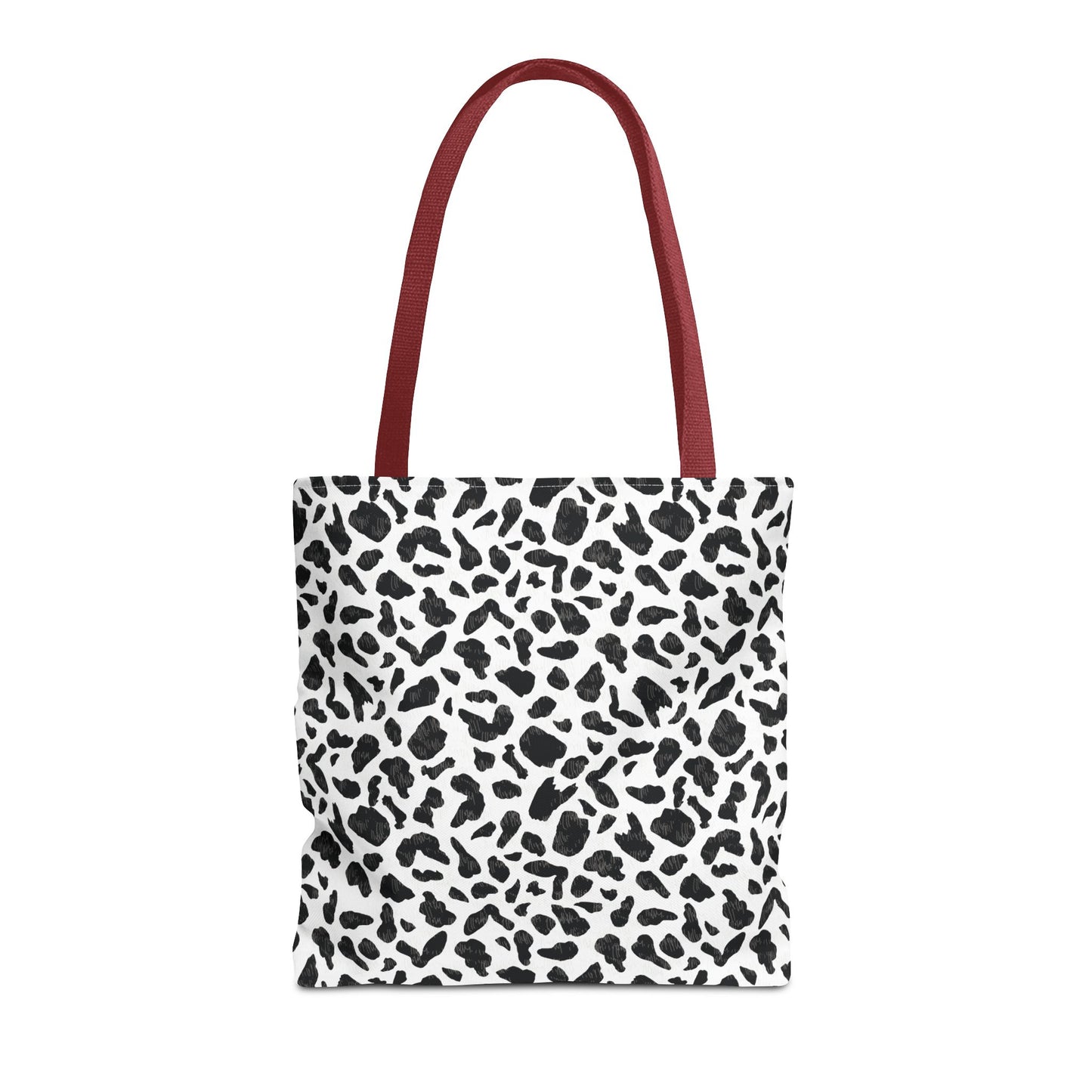 Cow Print Tote Bag – Black & White AOP Canvas Tote