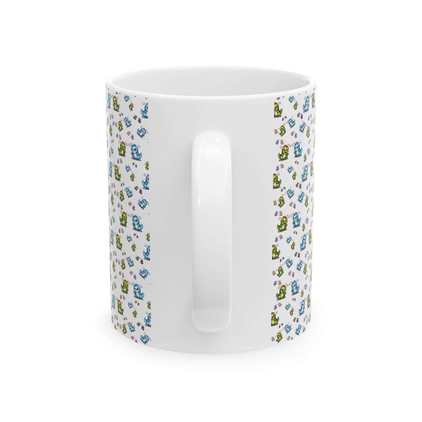 Dinosaur print Ceramic Mug, (11oz, 15oz)