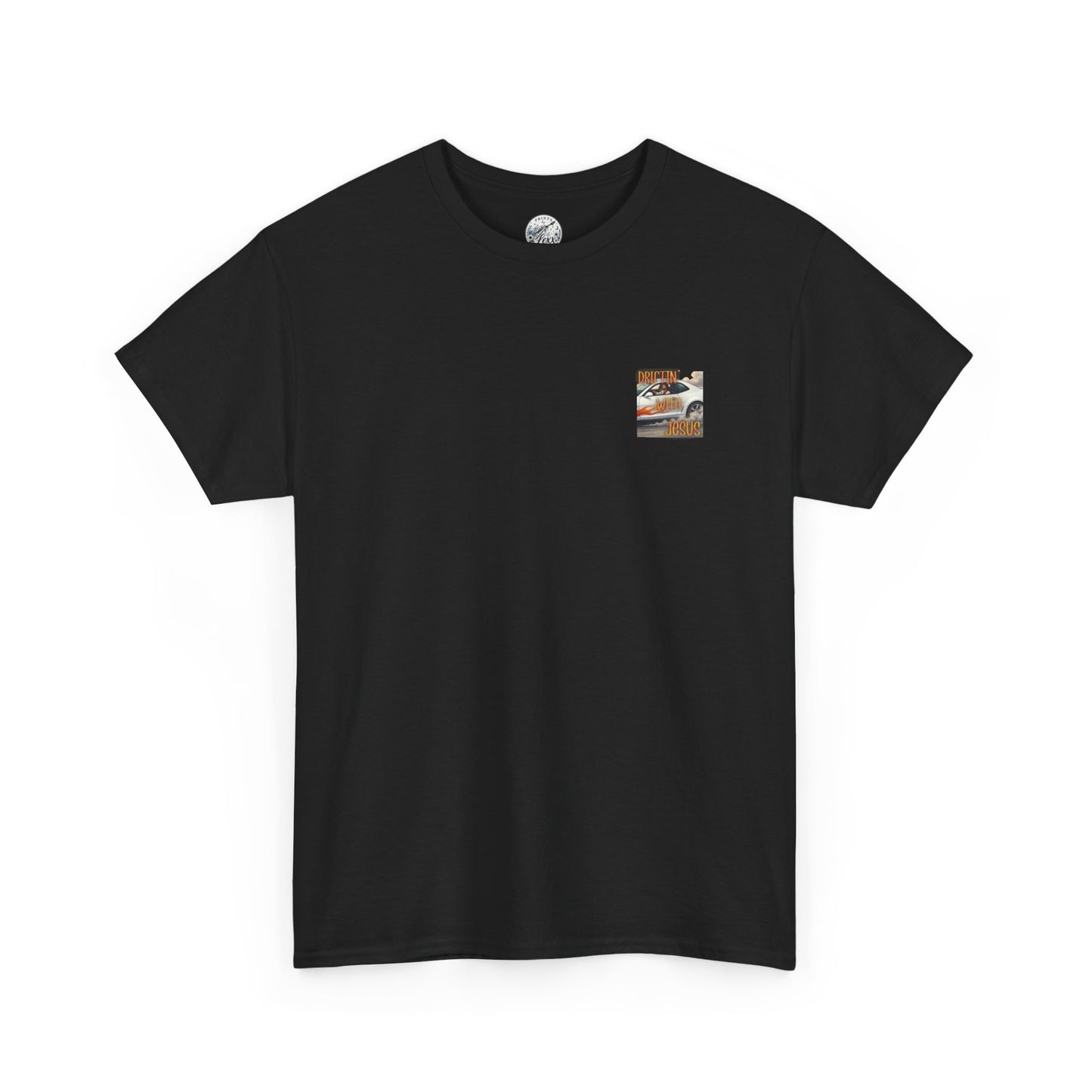 Driftin' With Jesus T-Shirt — Vintage Car Faith Graphic Tee