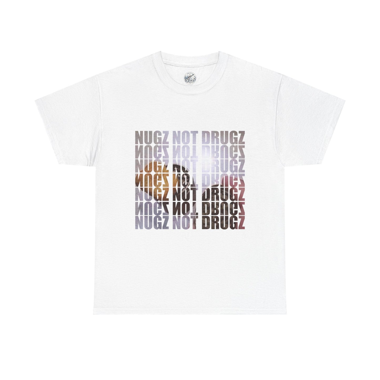 Nugz Not Drugz Graphic Tee – Retro Anti-Drug Statement Shirt