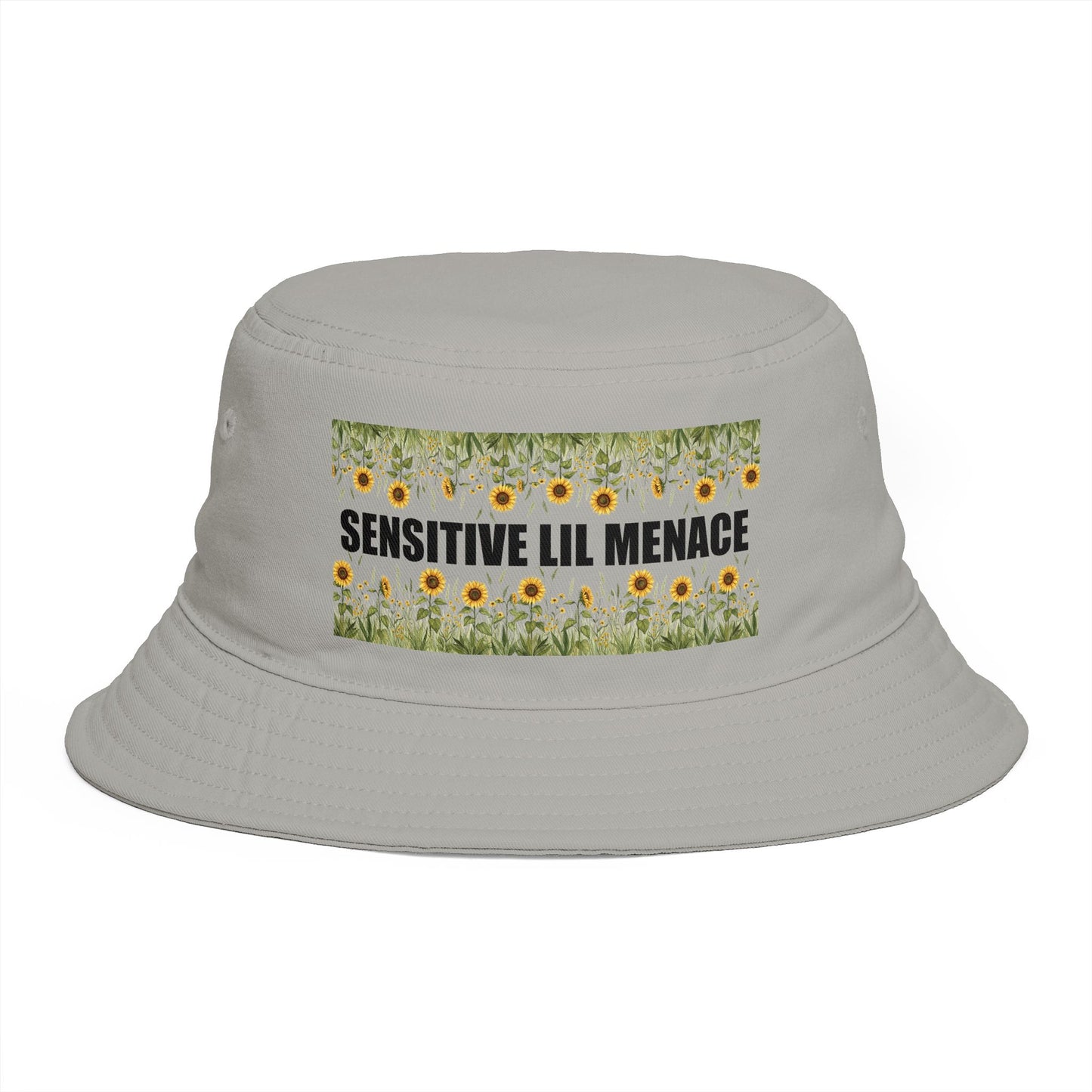 Sensitive Lil Menace Sunflower Bucket Hat