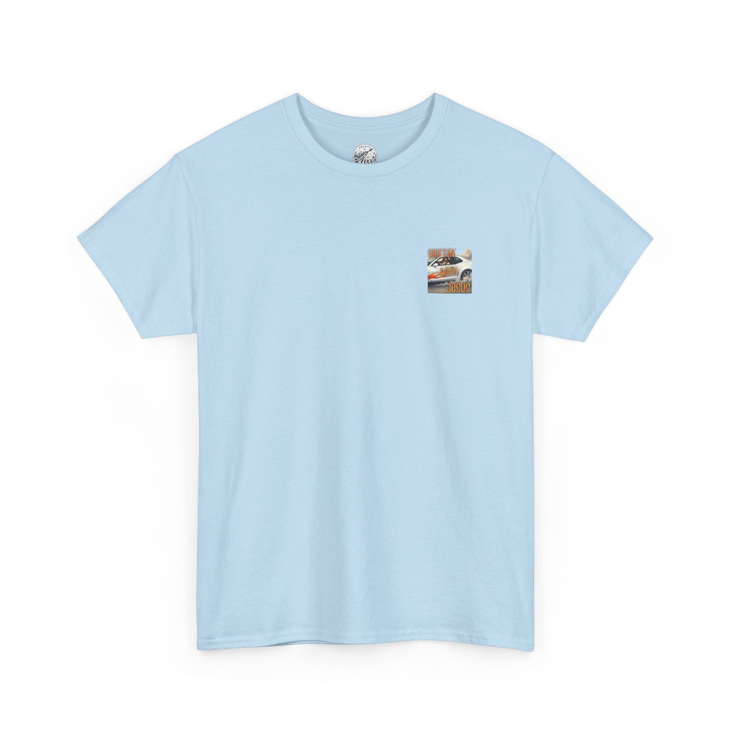 Driftin' With Jesus T-Shirt — Vintage Car Faith Graphic Tee