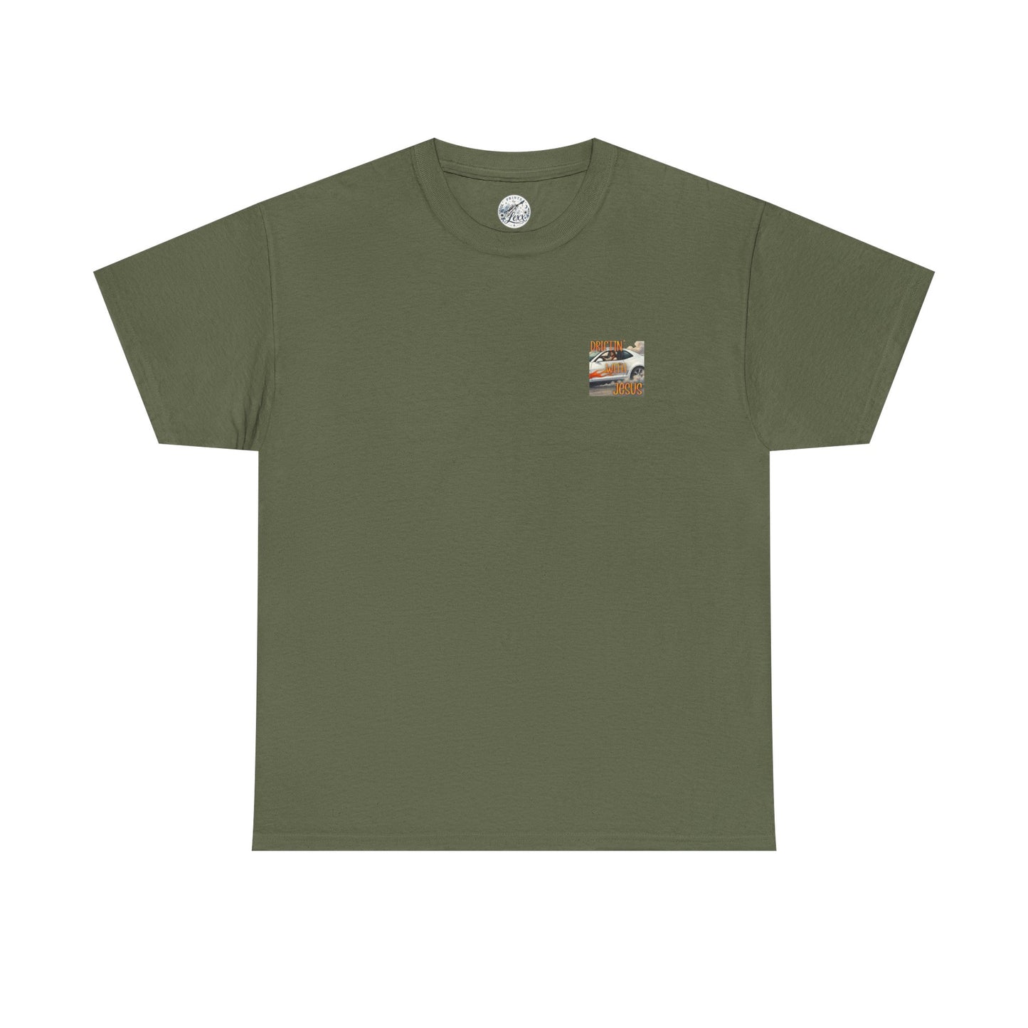 Driftin' With Jesus T-Shirt — Vintage Car Faith Graphic Tee