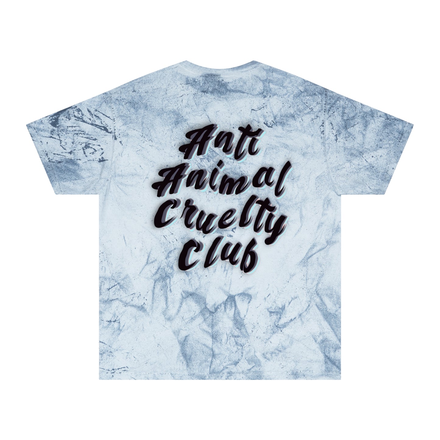Anti Animal Cruelty Club T-Shirt — Distressed Marble Graphic Tee