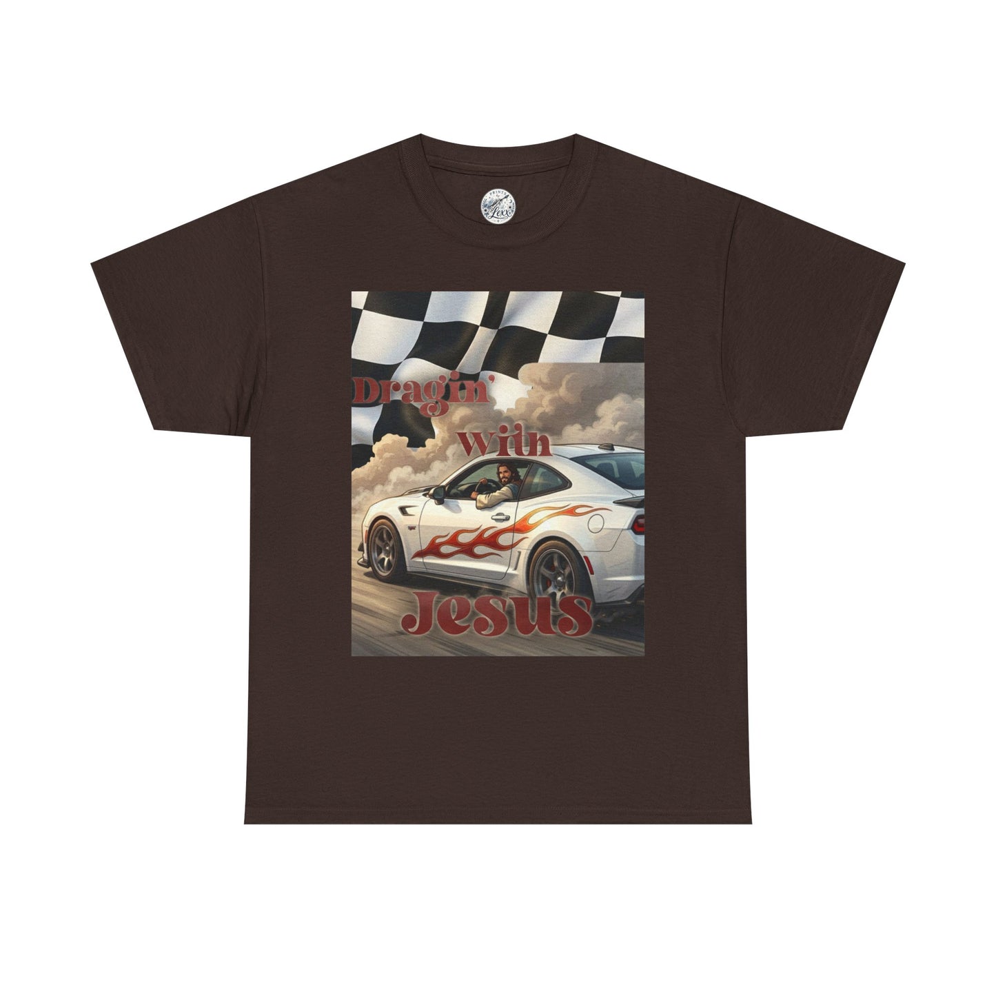 Racing With Jesus T-Shirt — Faith & Speed Graphic Tee