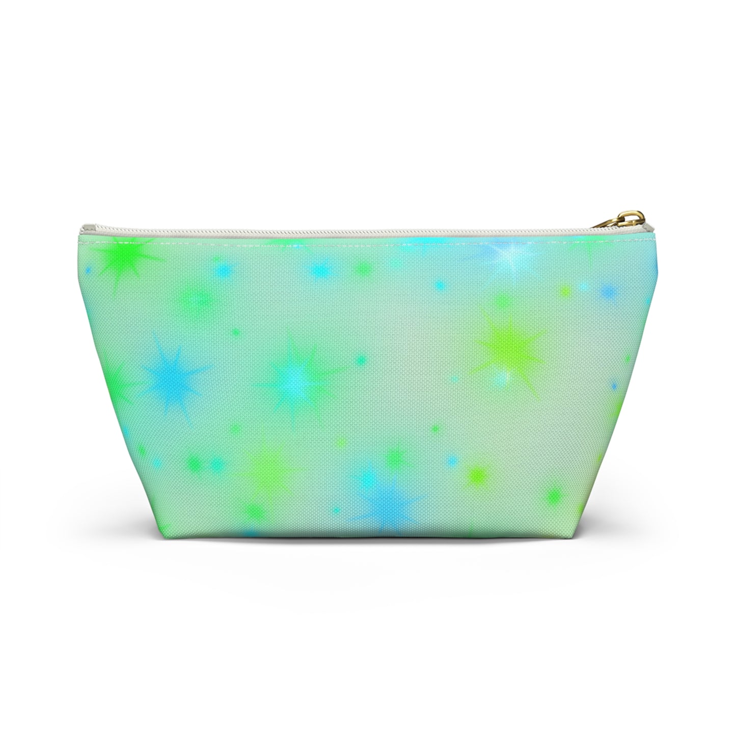 Starburst Accessory Pouch — Mint Green Cosmetic Bag