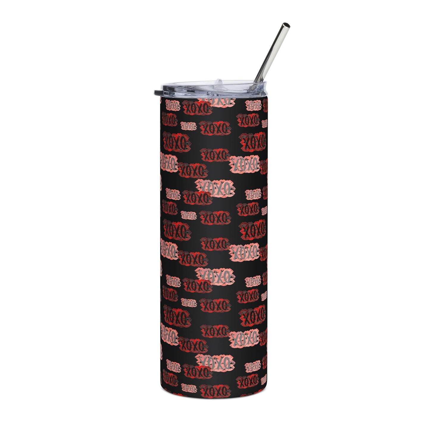 20oz Stainless Tumbler — xoxo Pattern