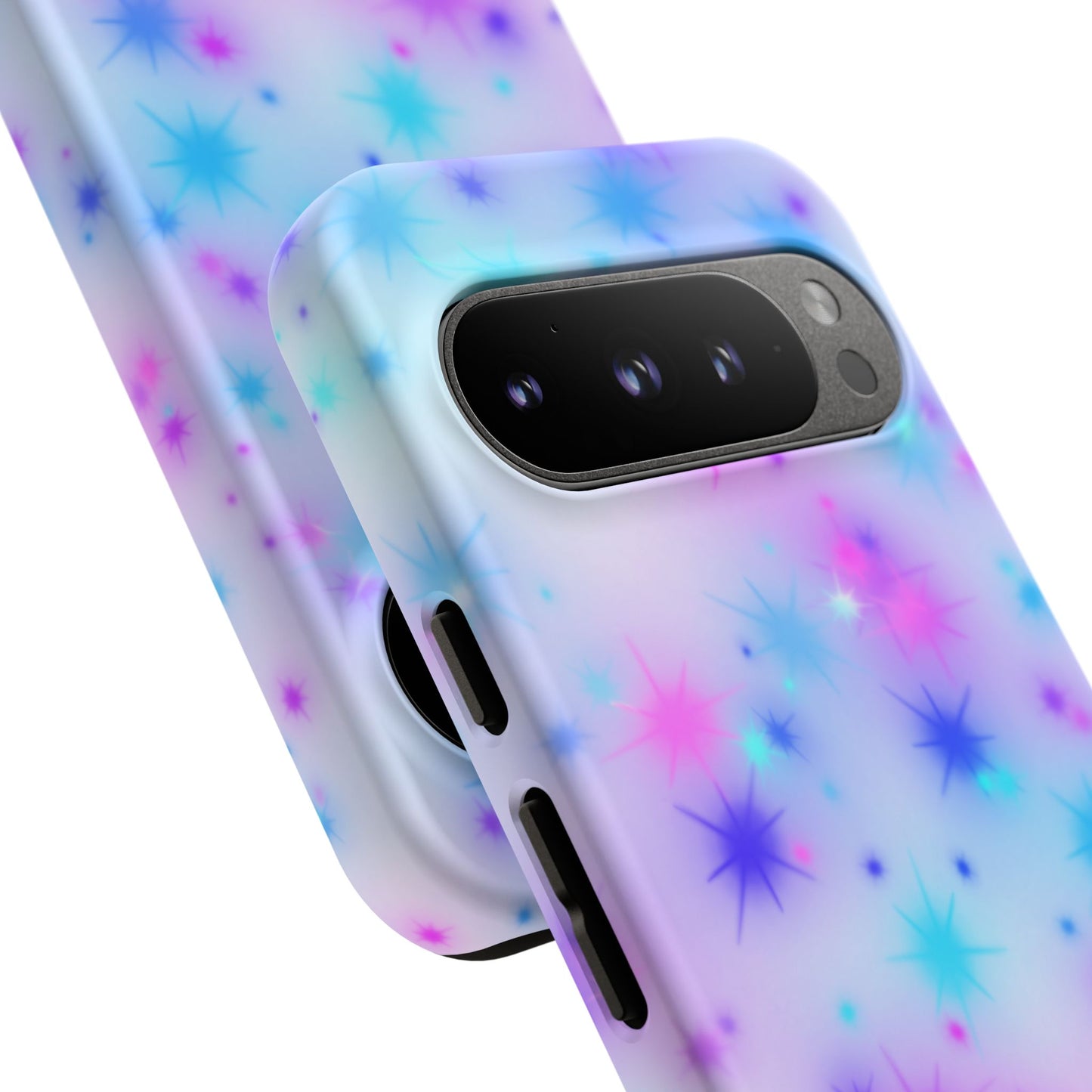 Galaxy Sparkle Tough Phone Case - Pastel Starburst Protective Cover