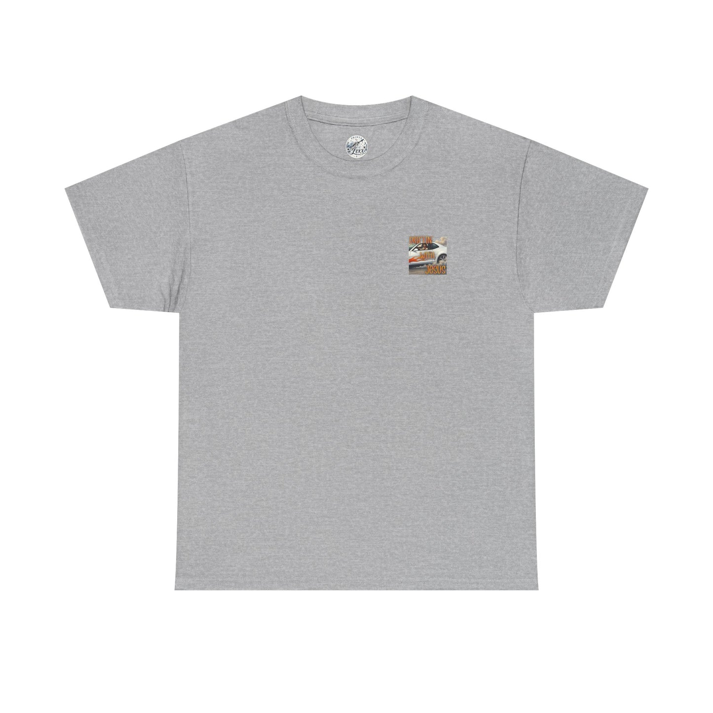 Driftin' With Jesus T-Shirt — Vintage Car Faith Graphic Tee