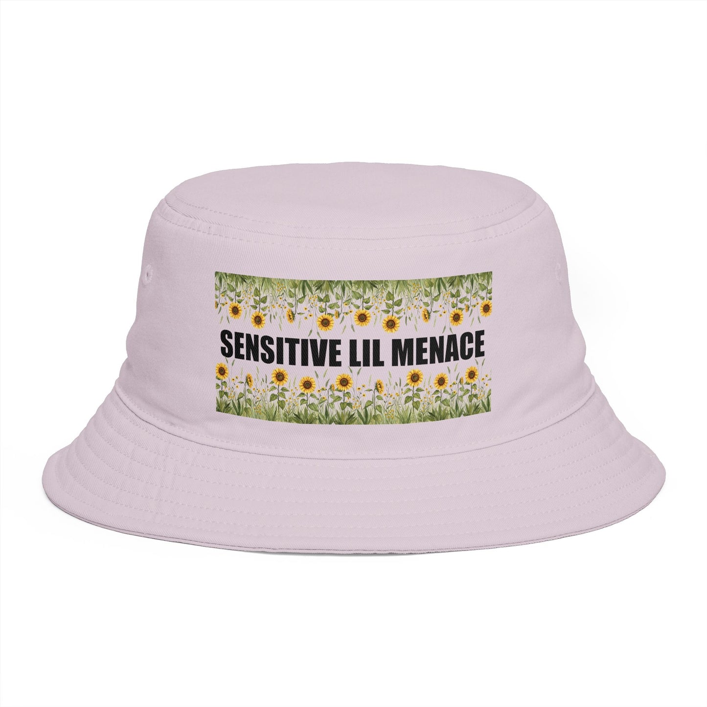 Sensitive Lil Menace Sunflower Bucket Hat