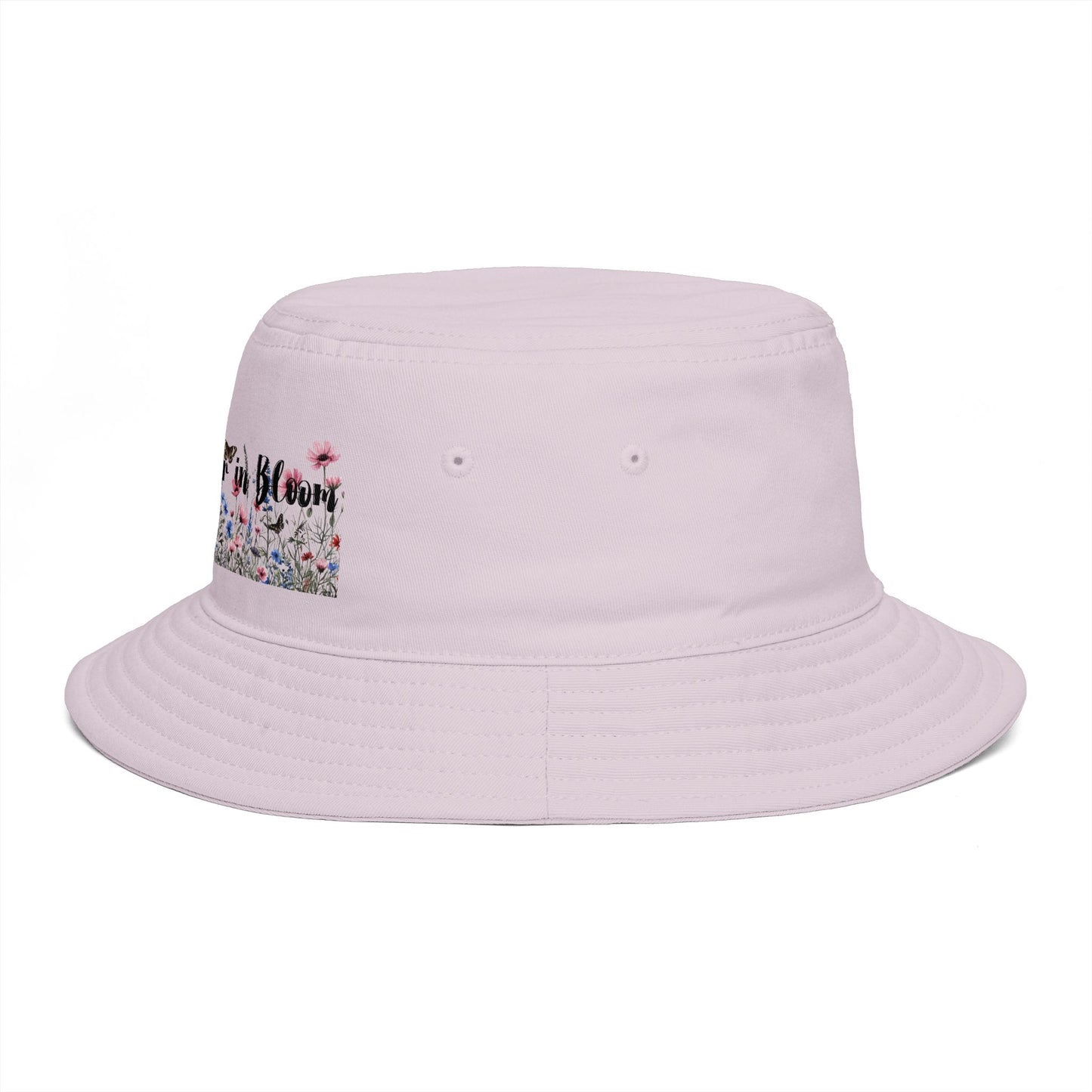 Bucket Hat — "Life's Better in Bloom" Floral Sun Hat