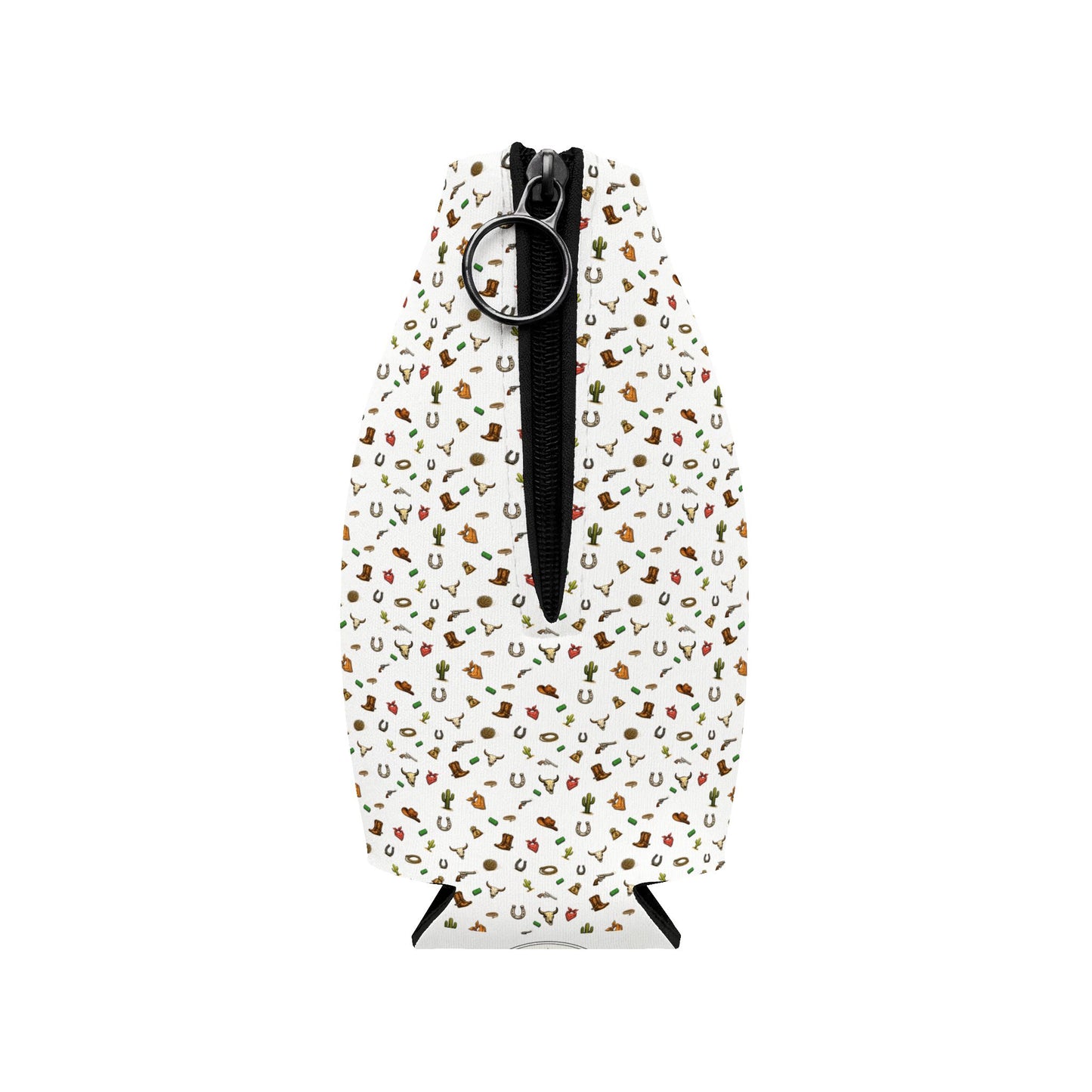 Western style Zip-Up Bottle Cooler Sleeve