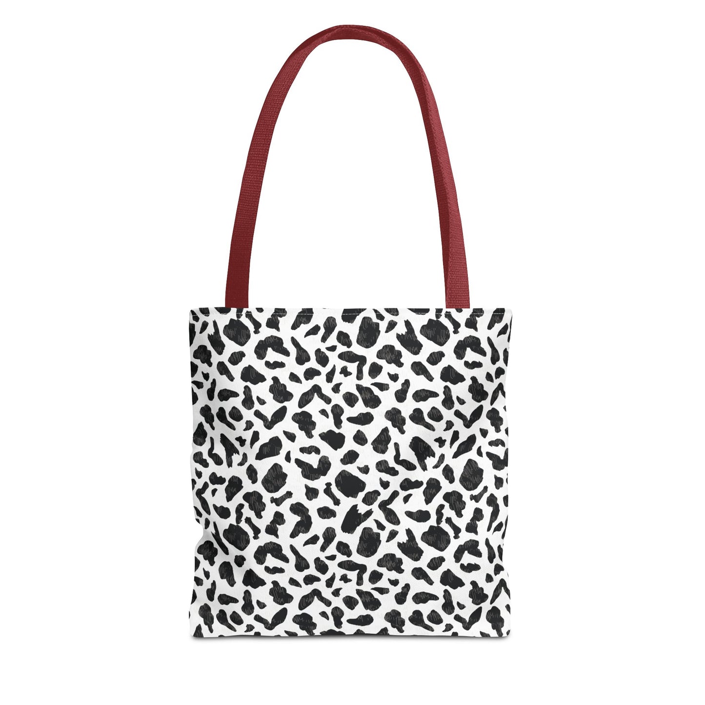 Cow Print Tote Bag – Black & White AOP Canvas Tote