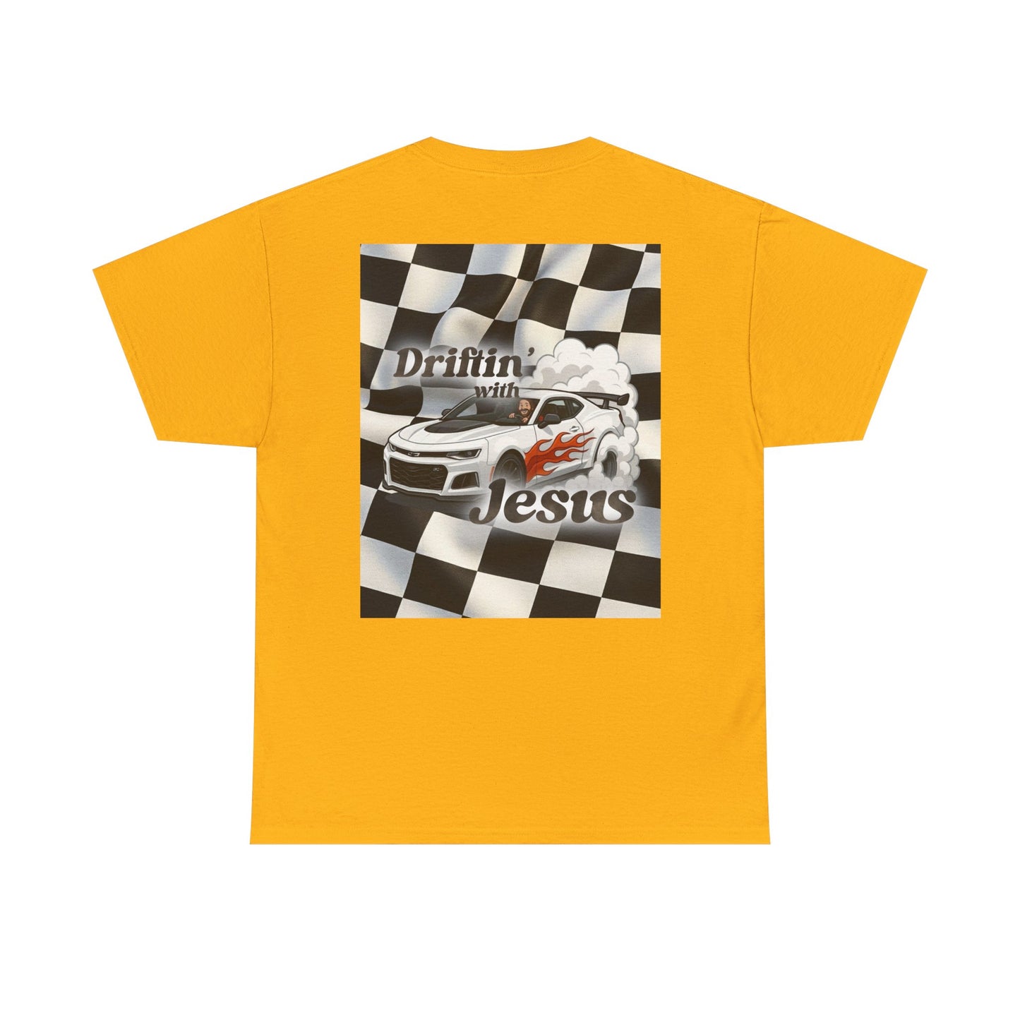 Driftin' With Jesus T-Shirt — Christian Car Racing Tee