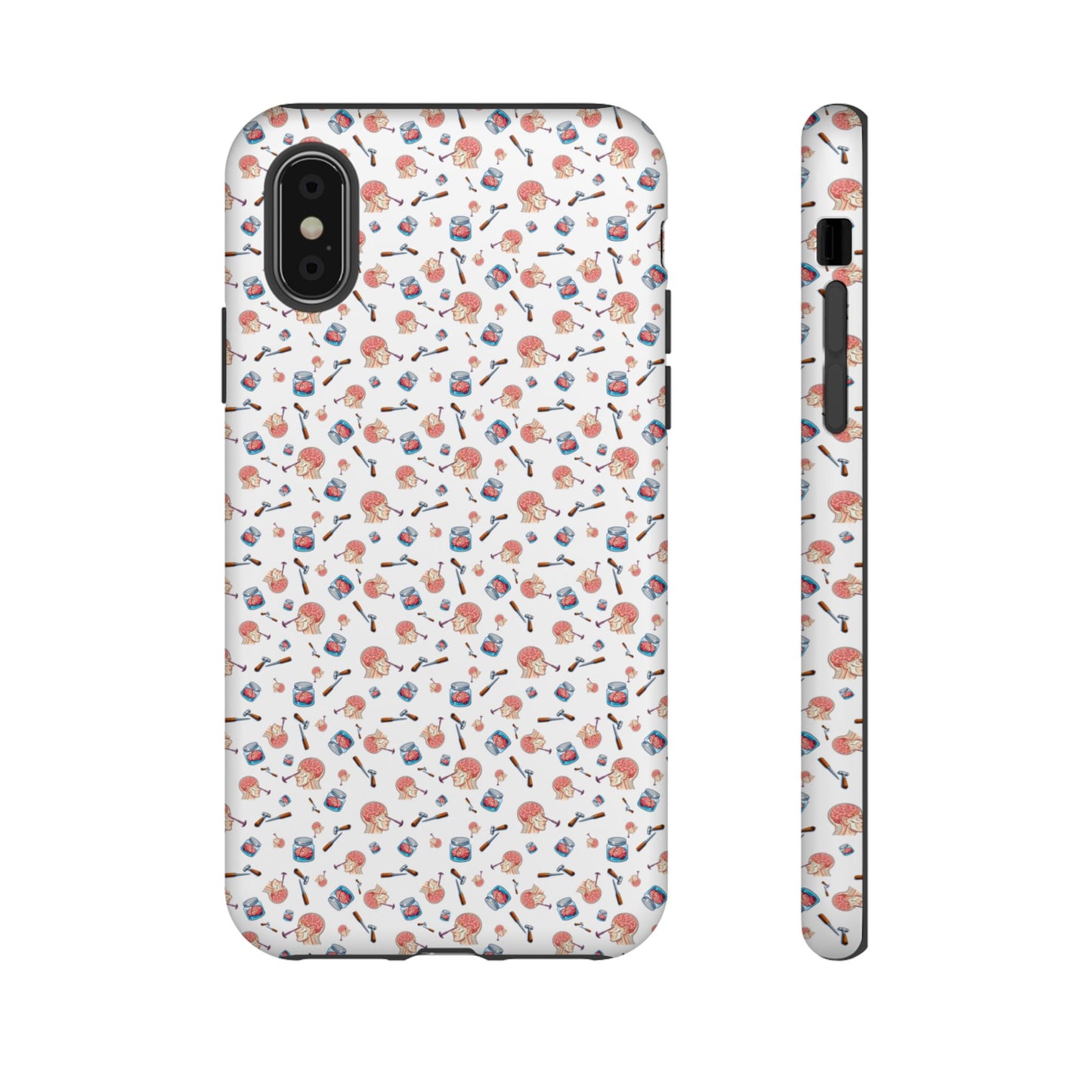 Lobotomy design Tough Phone Case – Durable Protective Cover with lobotomy Pattern